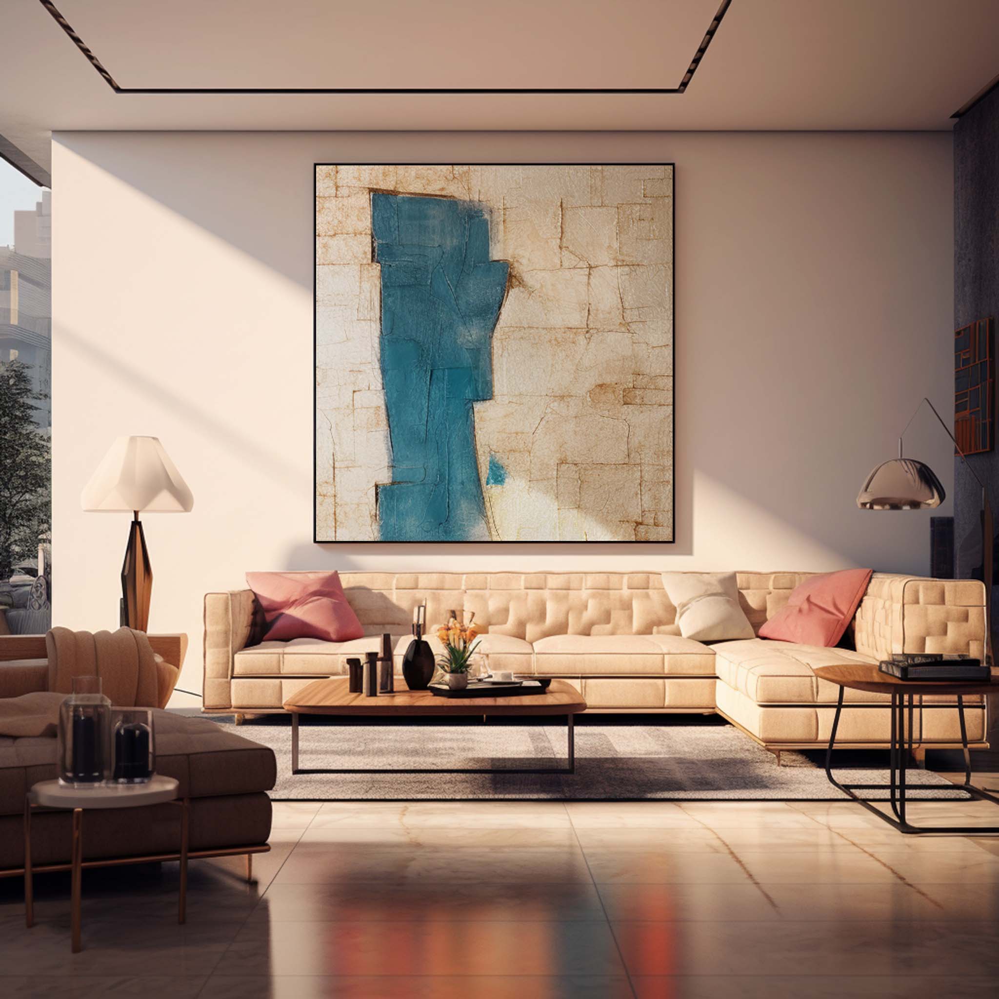 Wall Art Abstract Serene Calm Zen Raw