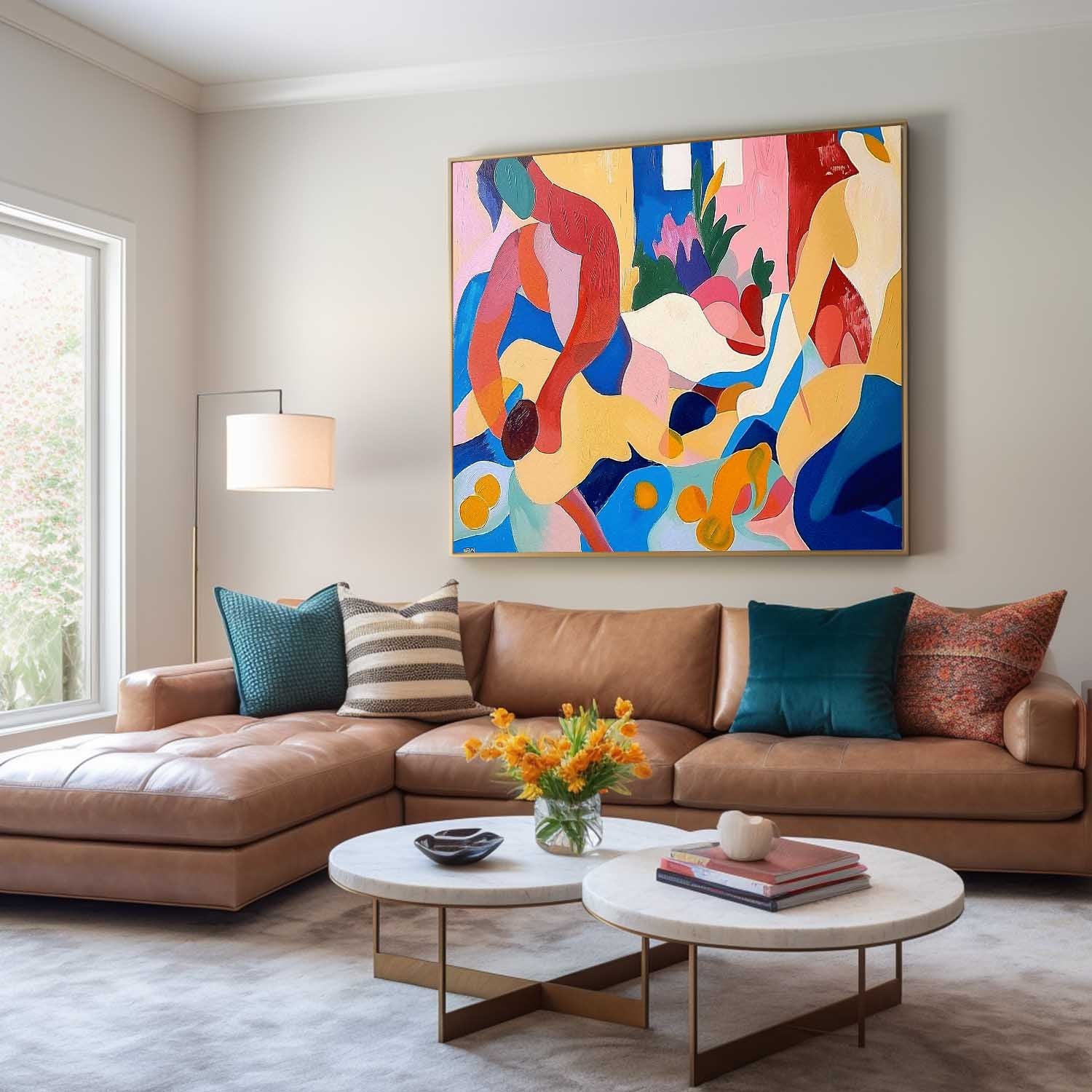 Wall Art Modern Abstract Vibrant Artistic