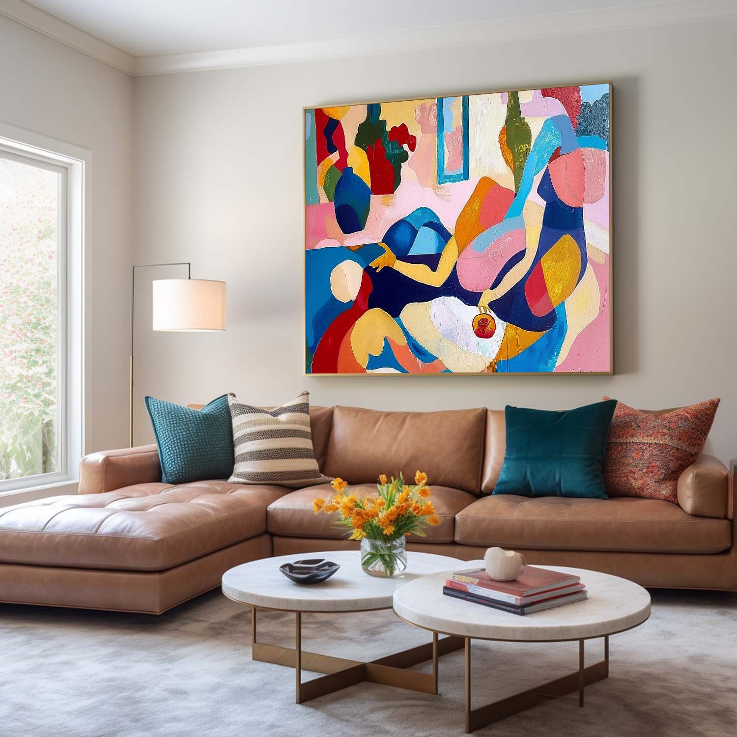 Wall Art Modern Abstract Elegant Painterly