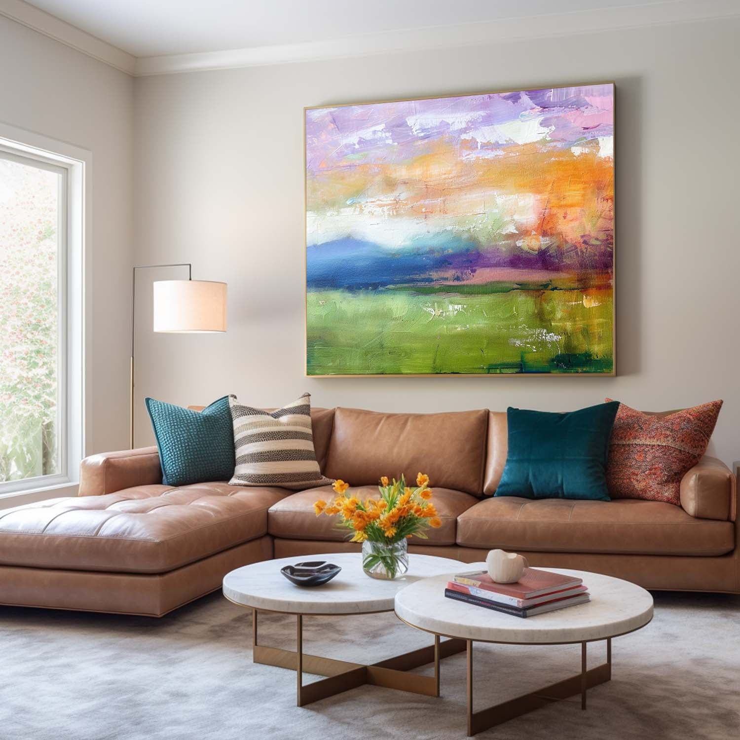 Wall Art Abstract Scandinavian Healing Natural Landscape