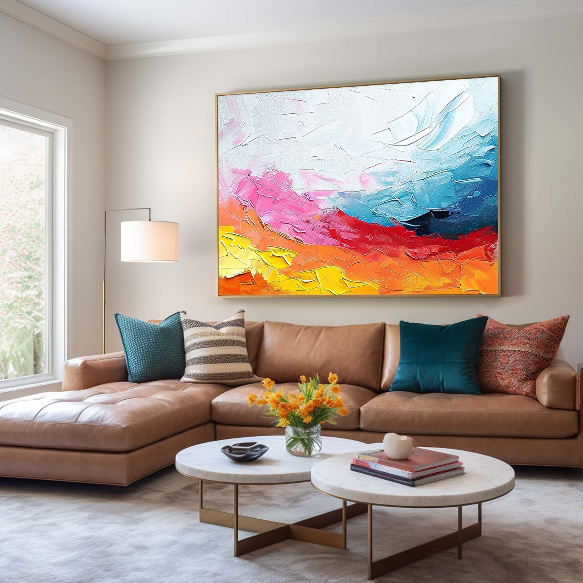 Wall Art Dynamic Abstract Energetic Lively