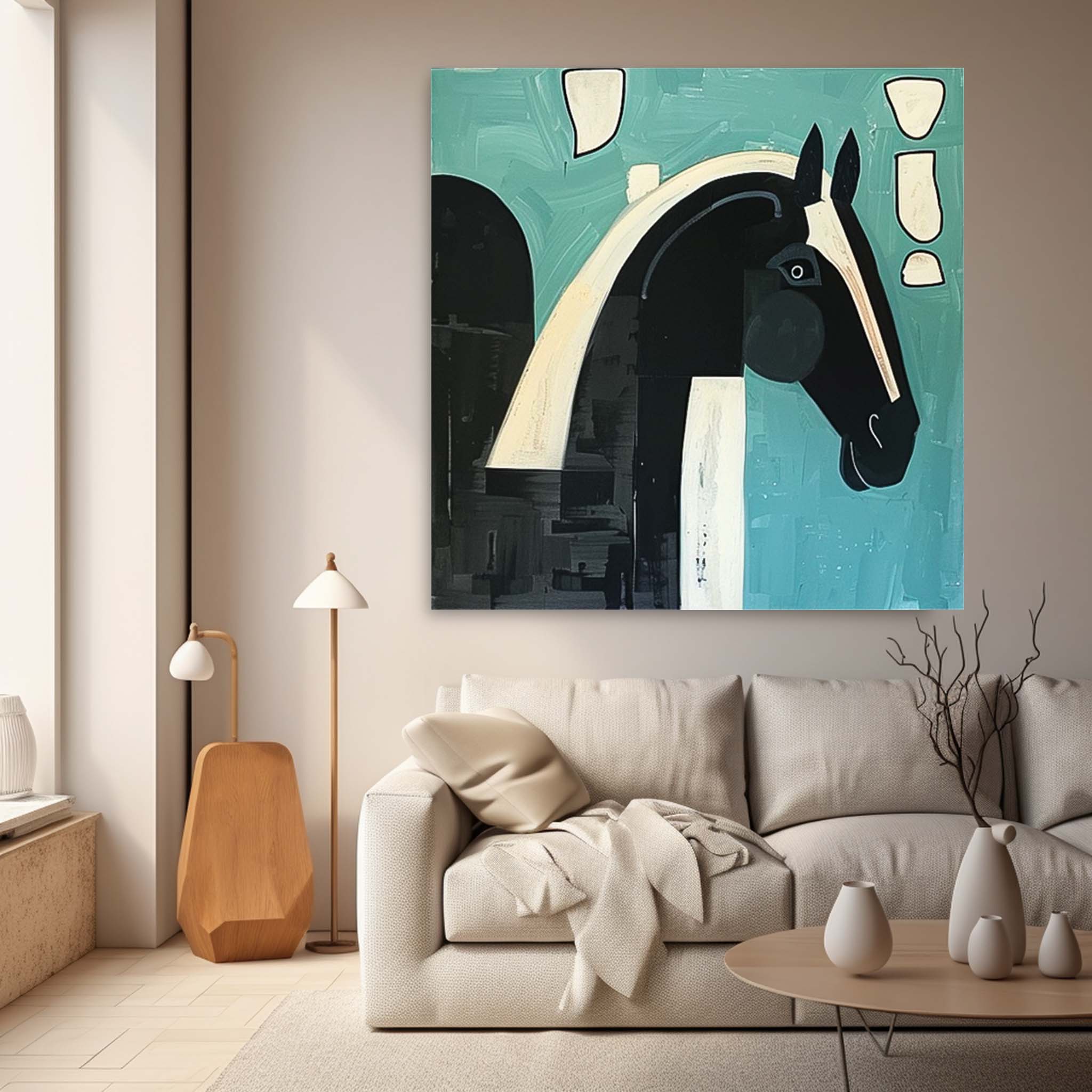 Wall Art Animal Cartoon Energetic Atmosphere Pop