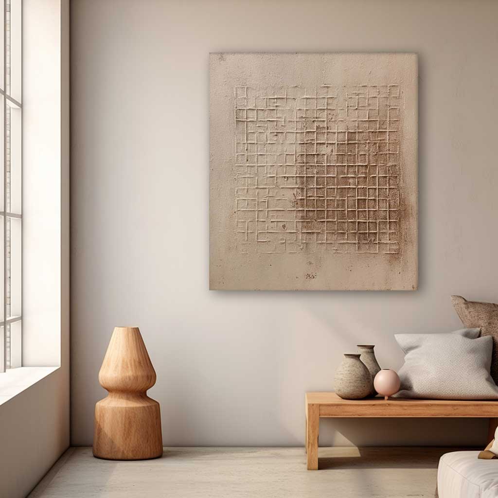 Wall Art Minimalist Wabi-Sabi Neutral Serene