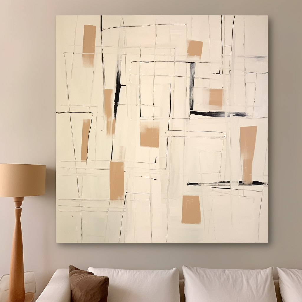 Wall Art Serene Calm Wabi-Sabi Abstract