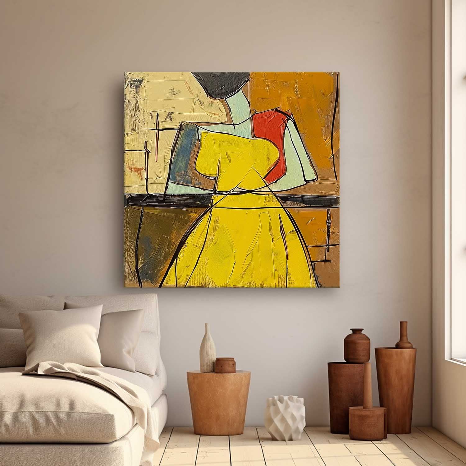 Wall Art People Cheerful Lively Expressionist