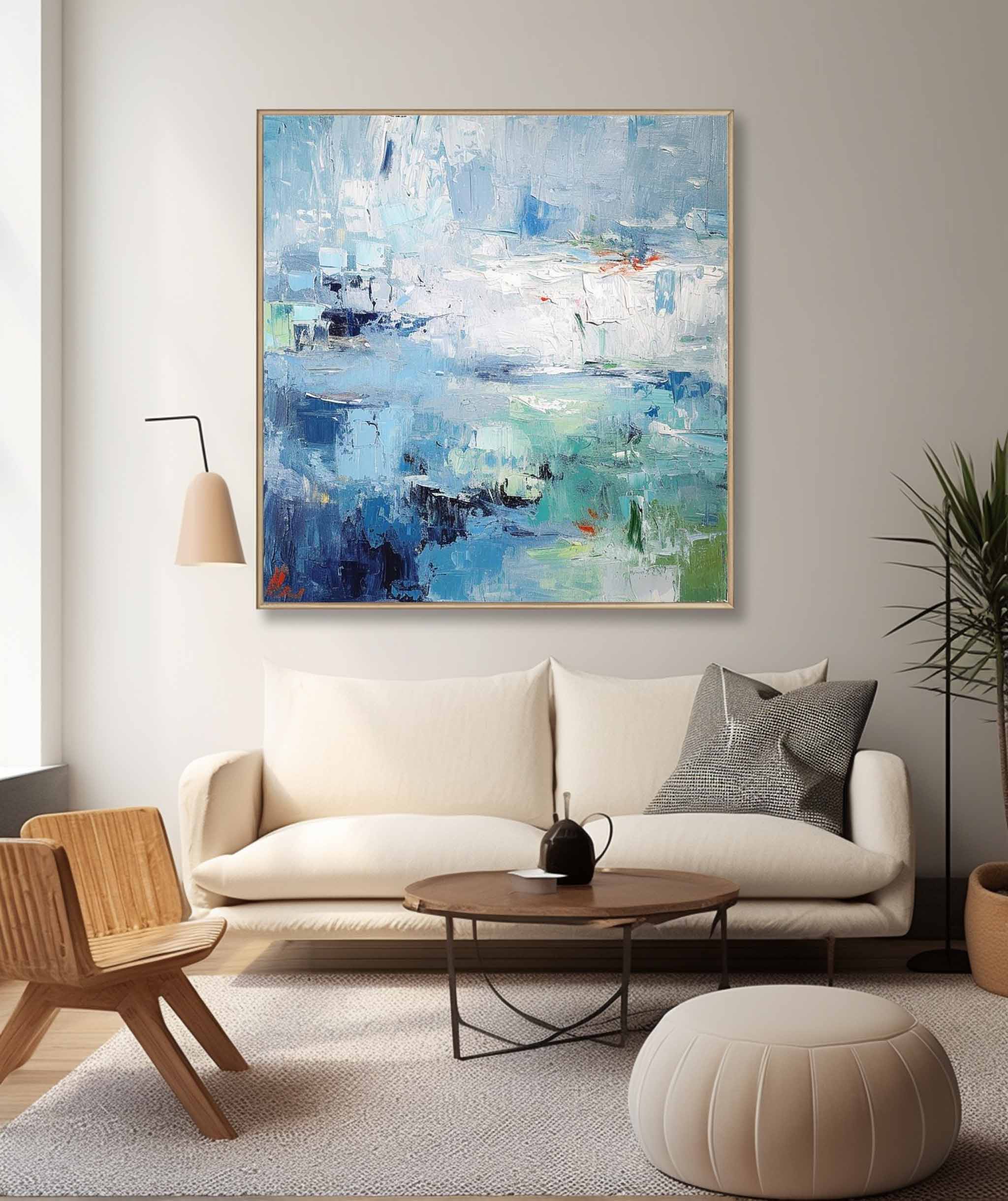 Wall Art Cool Fresh Abstract Seascape