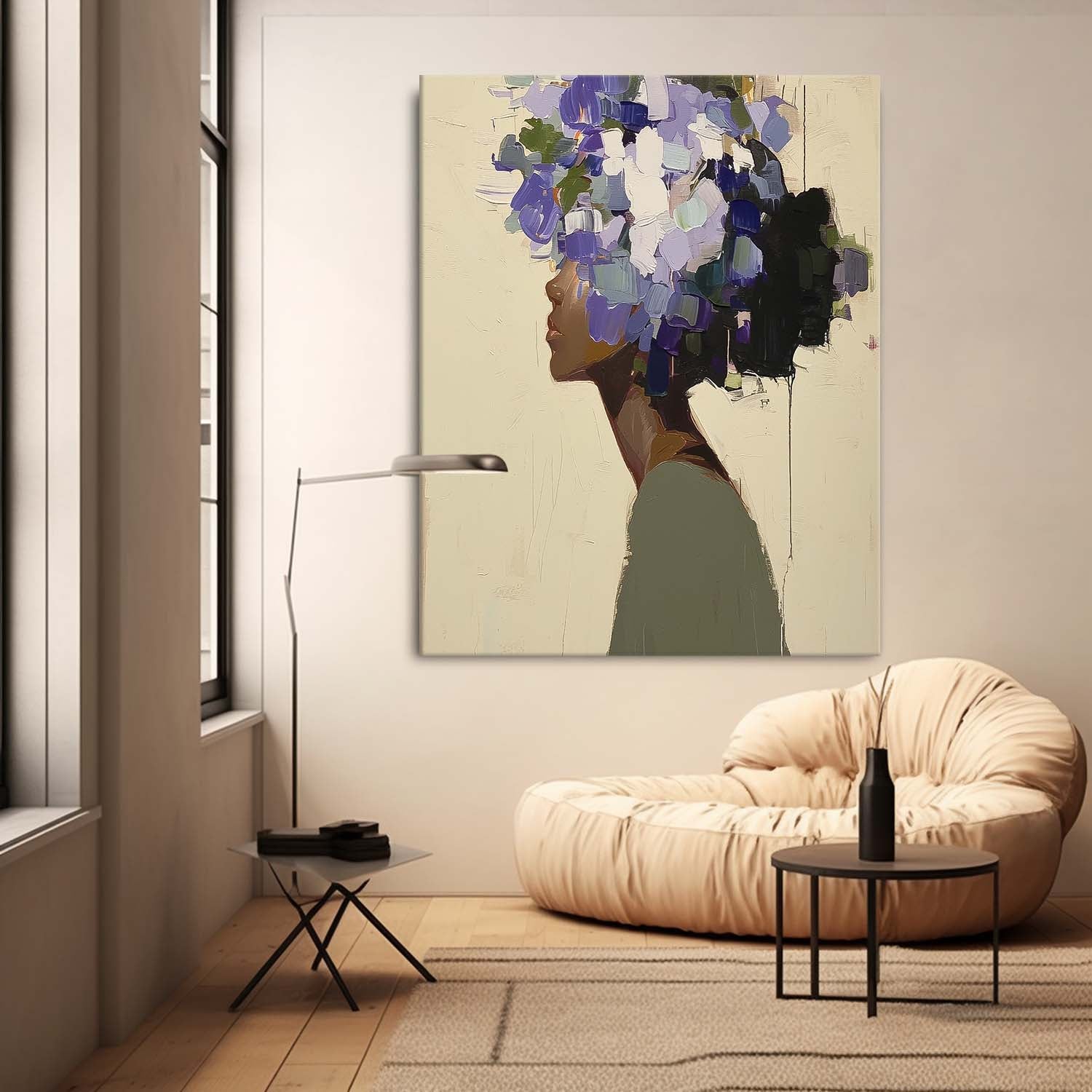 Wall Art Floral People Elegant Painterly Ethereal