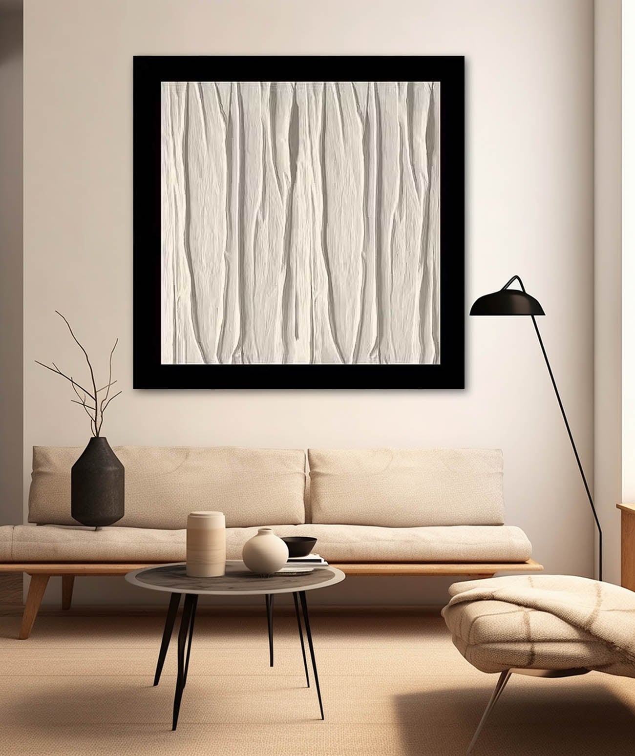 Wall Art Minimalist Grid Geometric Contemporary