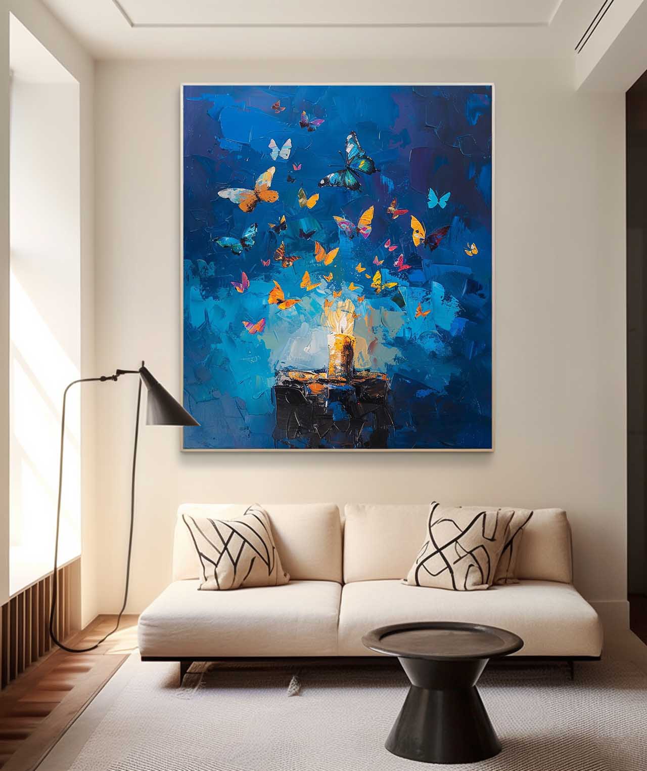 Wall Art Abstract Magical Scene Warm