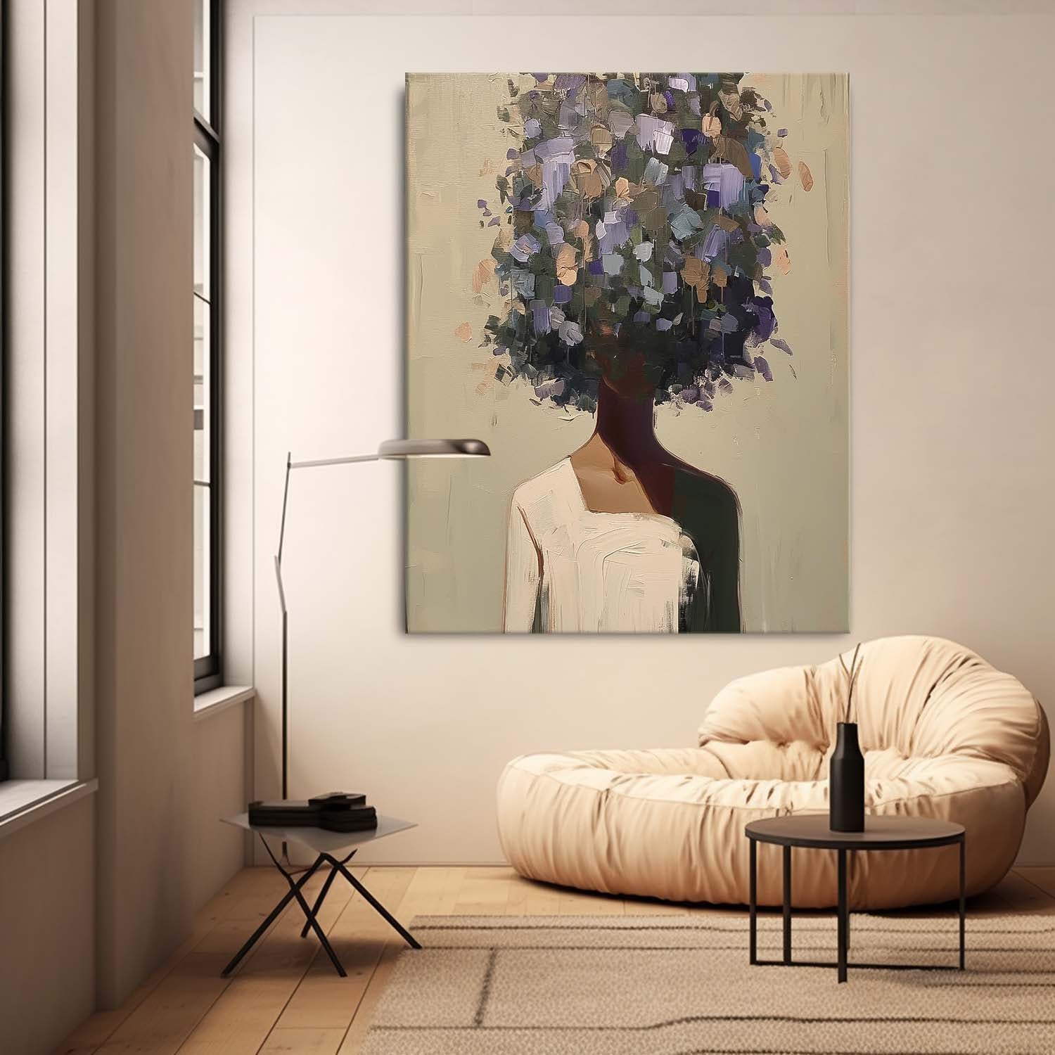 Wall Art Floral People Nature Atmosphere Serene