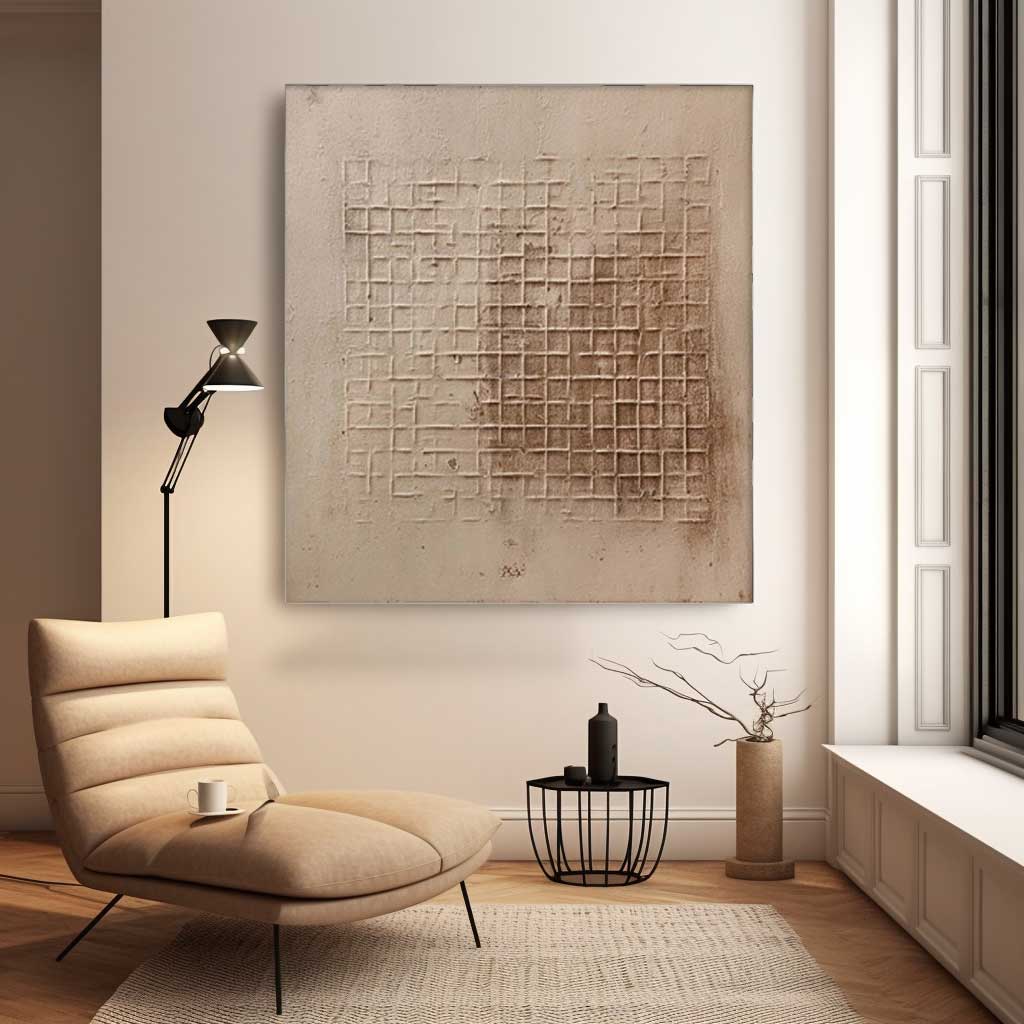Wall Art Minimalist Wabi-Sabi Neutral Serene