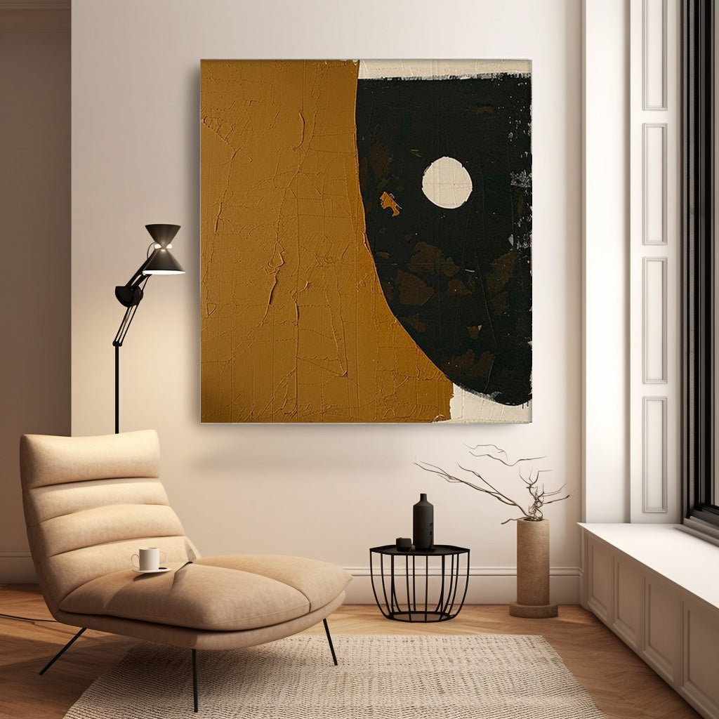 Wall Art Geometric Minimalist Meditative Painterly