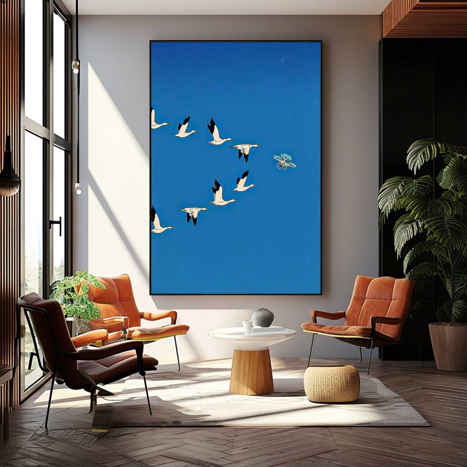 Wall Art Minimalist Serene Calm Neutral Pop