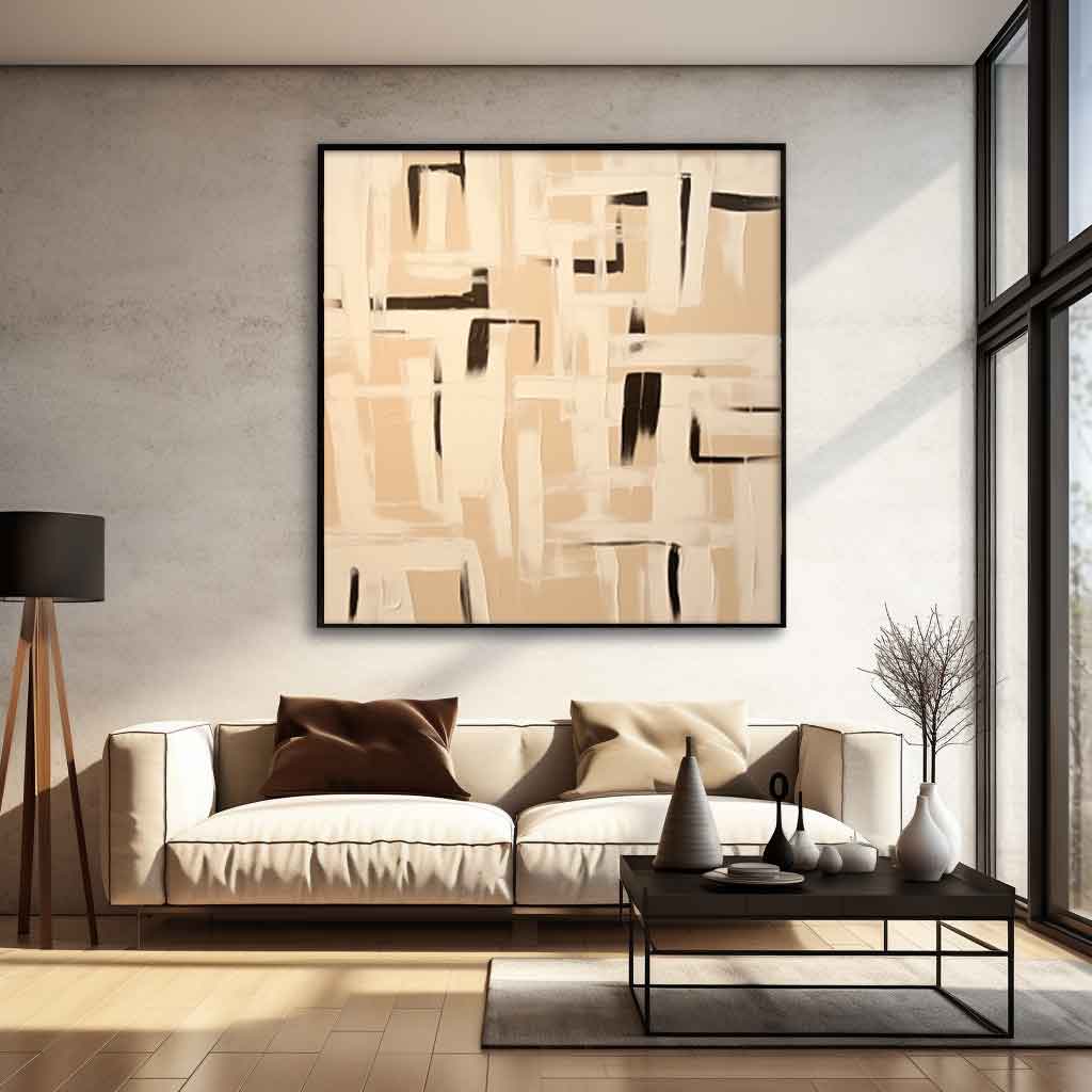 Wall Art Serene Neutral Abstract Minimalist