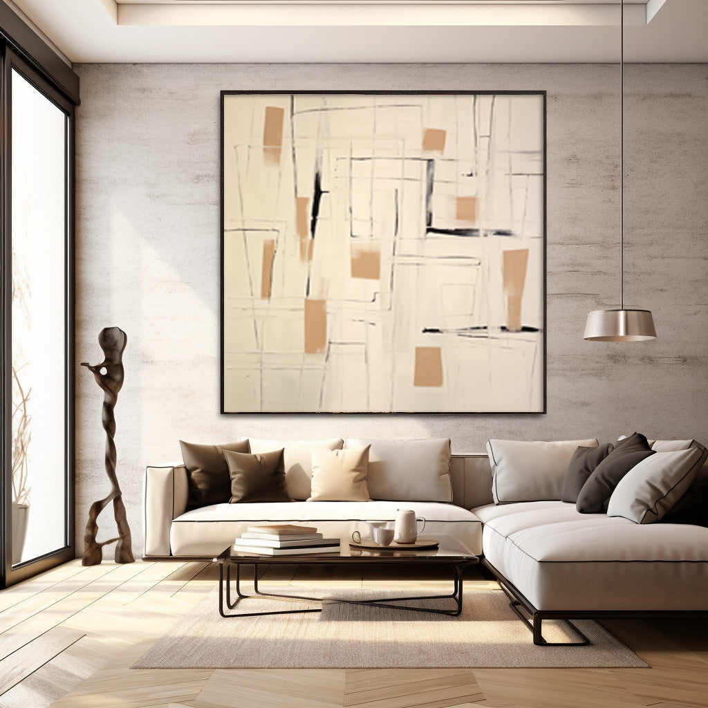 Wall Art Serene Calm Wabi-Sabi Abstract