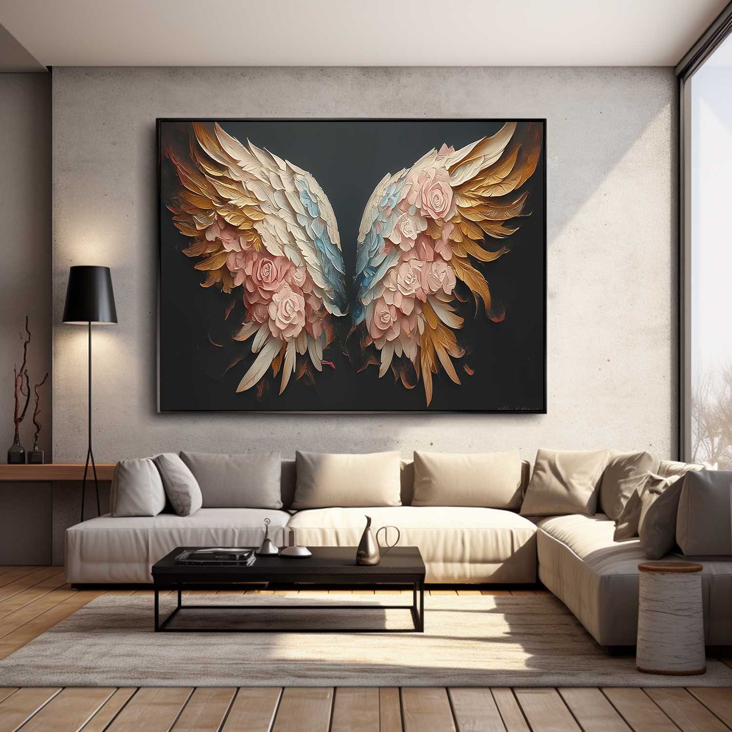 Wall Art Abstract Gradient Geometric Pop