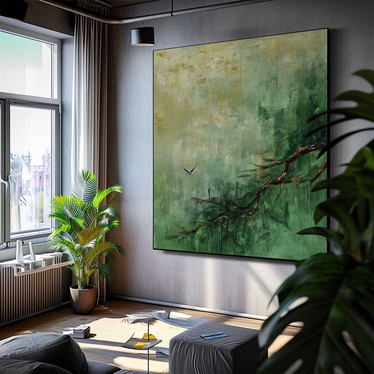 Wall Art Abstract Tranquil Wabi-Sabi Atmosphere