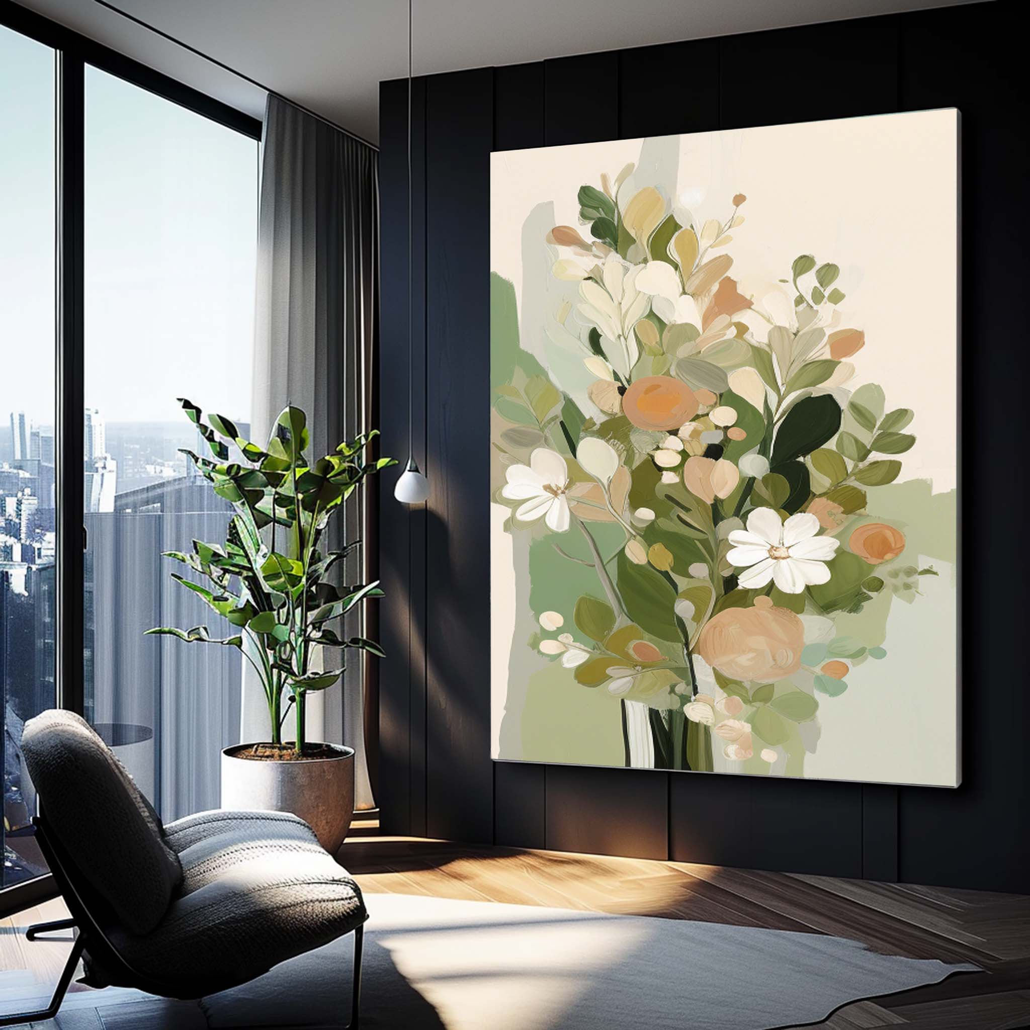 Wall Art Flower Fresh Nature Atmosphere