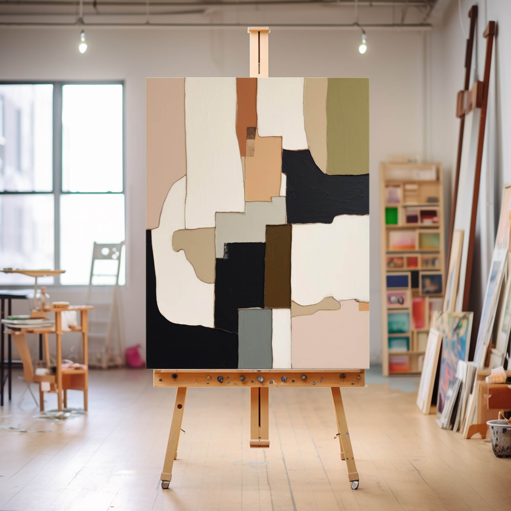 Wall Art Serene Abstract Earthy Decor