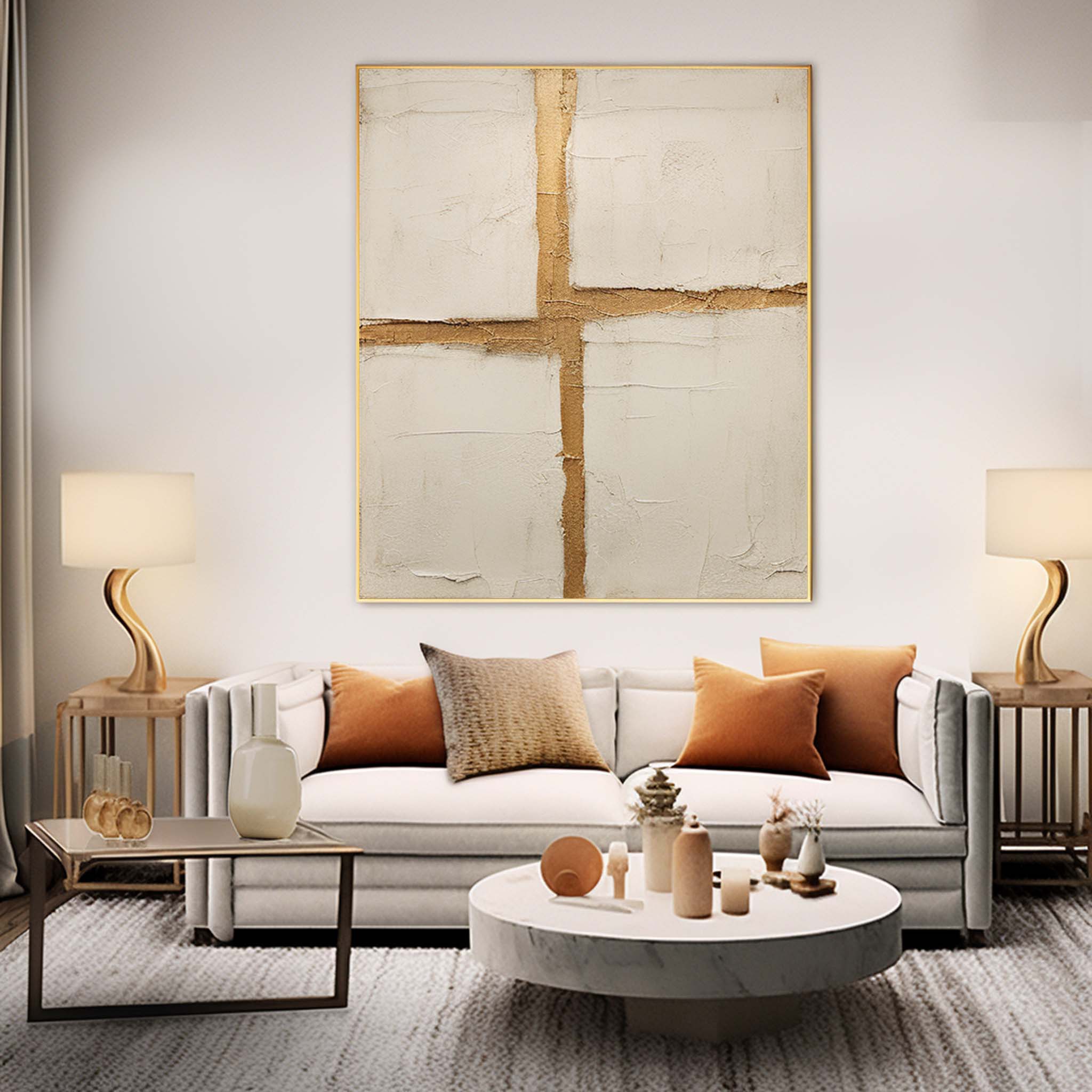 Wall Art Abstract Modern Organic Geometric