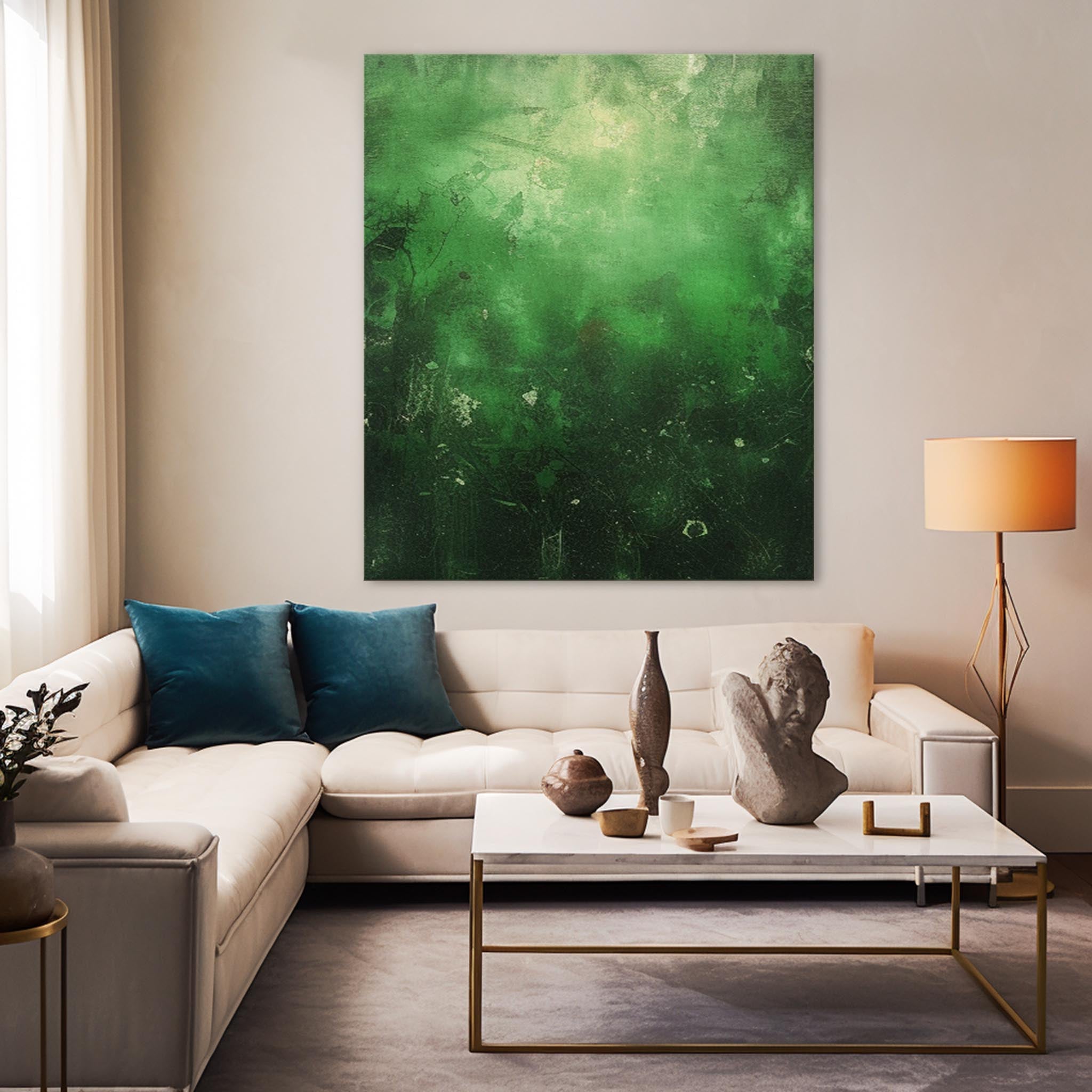 Wall Art Abstract Fluid Watercolor Wash