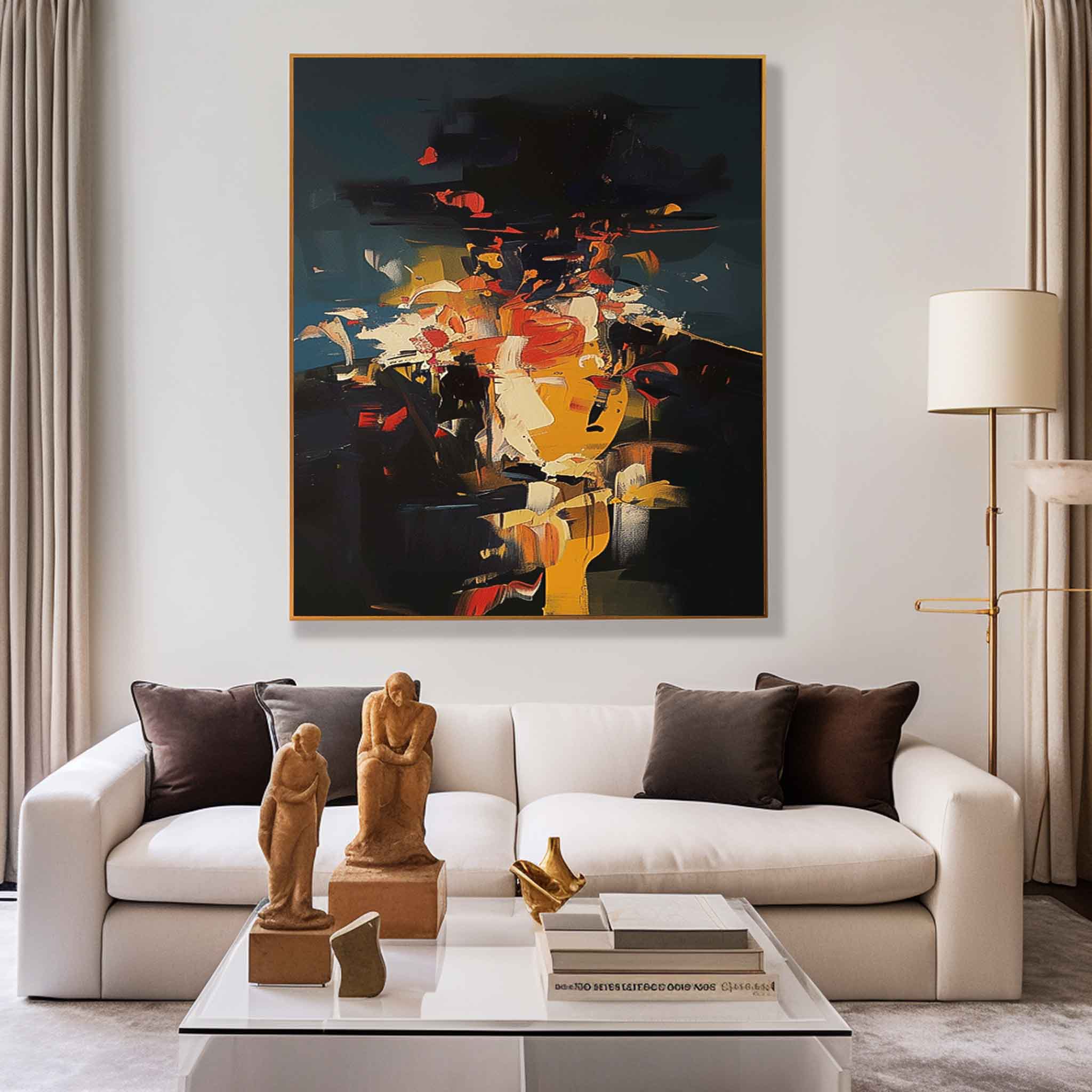 Wall Art Moody People Painterly Abstract