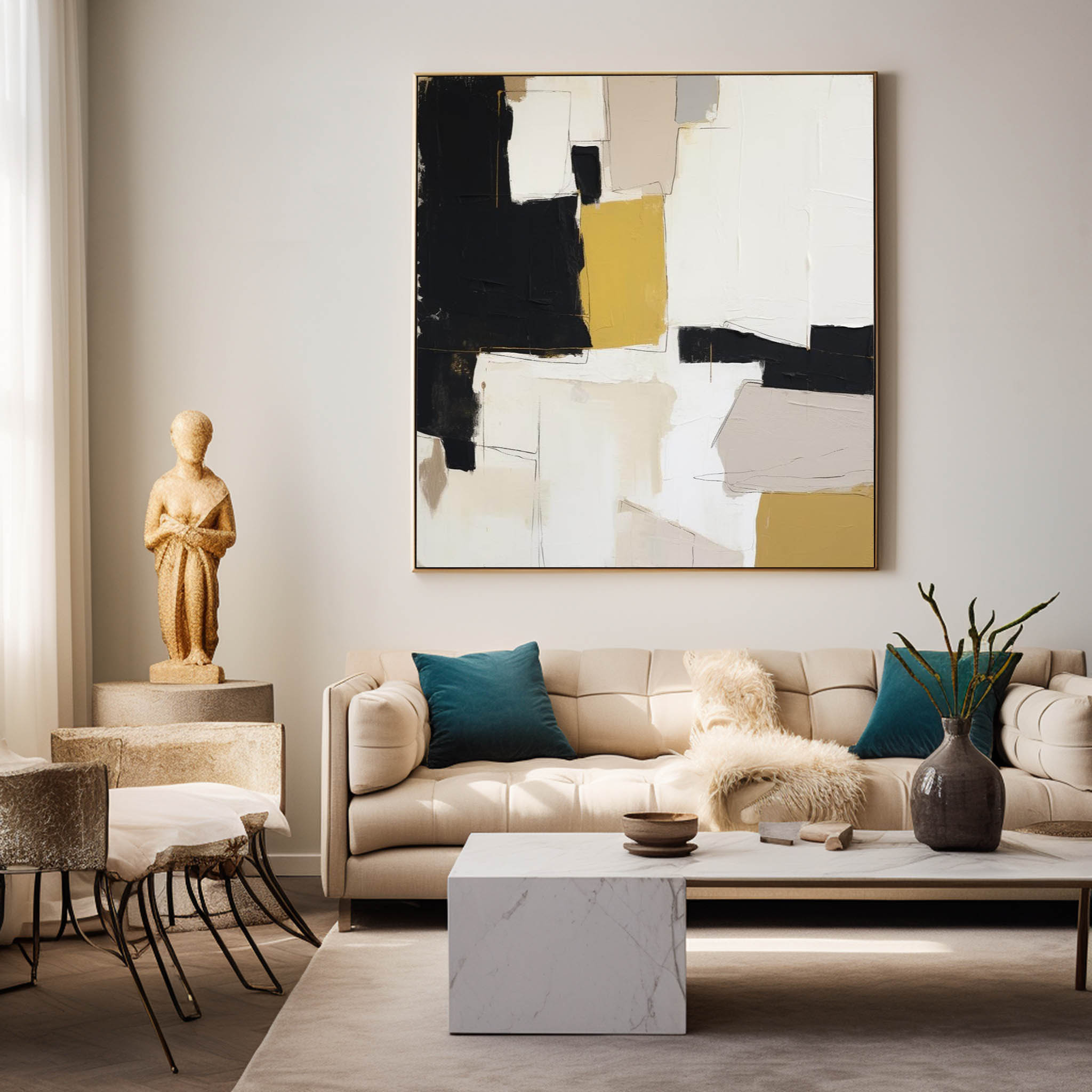 Wall Art Painterly Abstract Contemporary