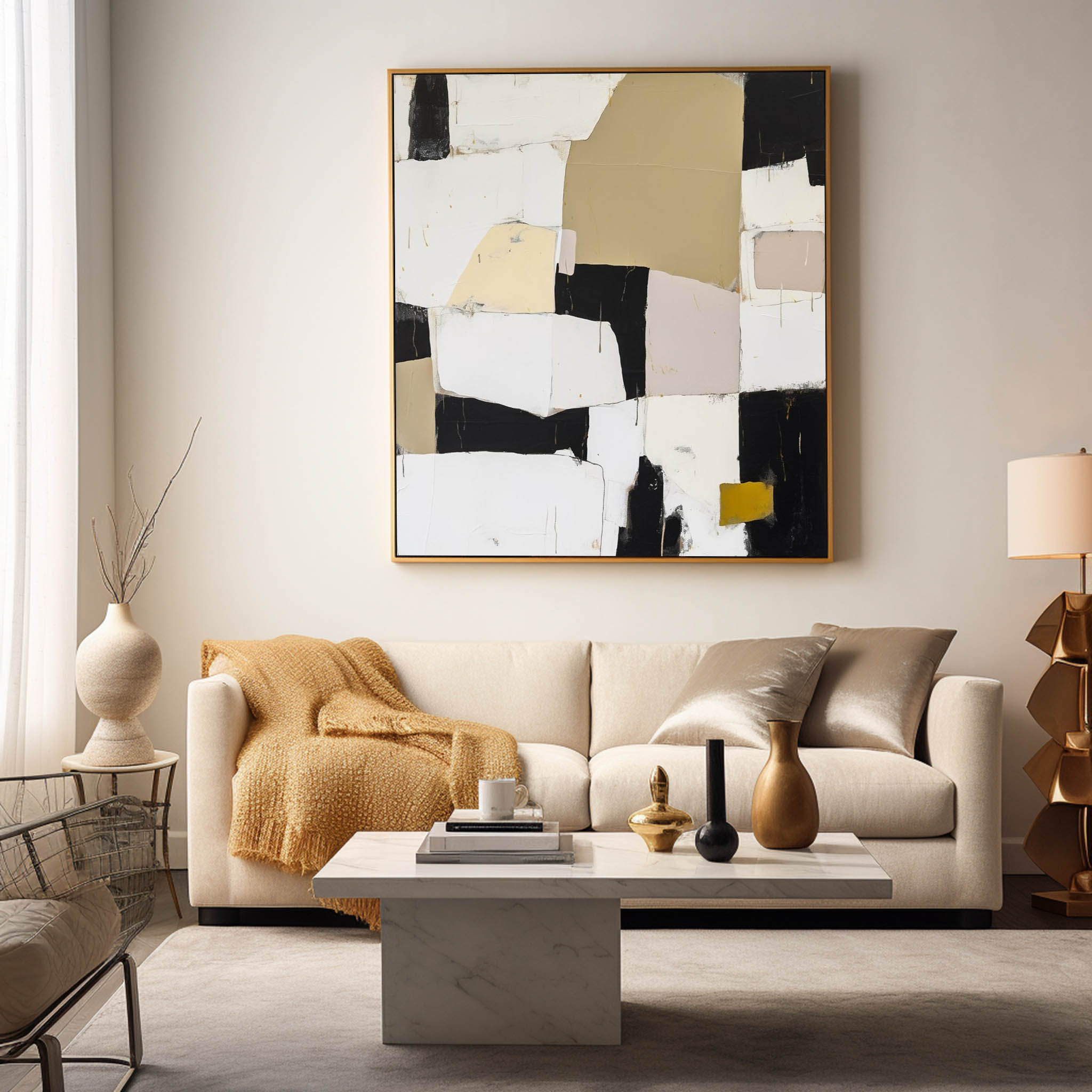Wall Art Wabi-Sabi Neutral Abstract Serene