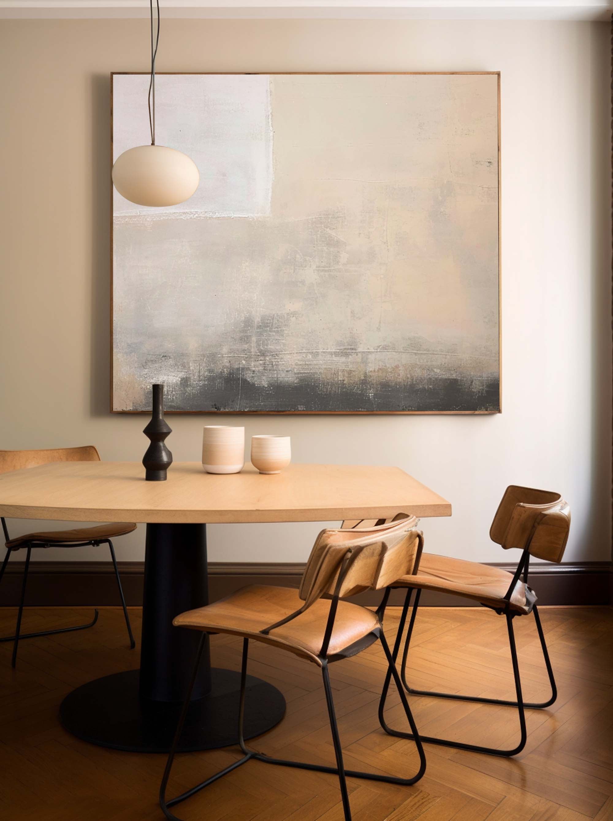 Abstract Canvas Art AB397 - Neutralighting