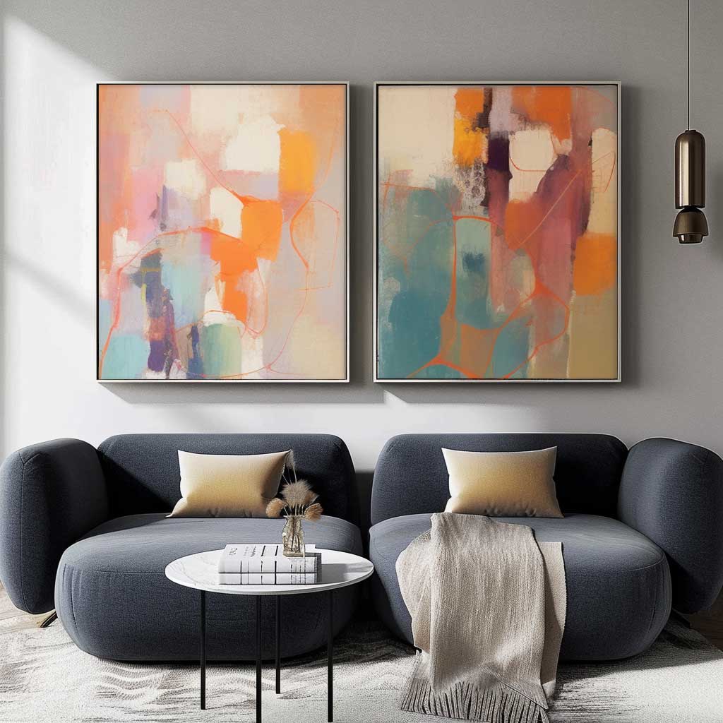 Wall Art Wabi-Sabi Natural Abstract Painterly