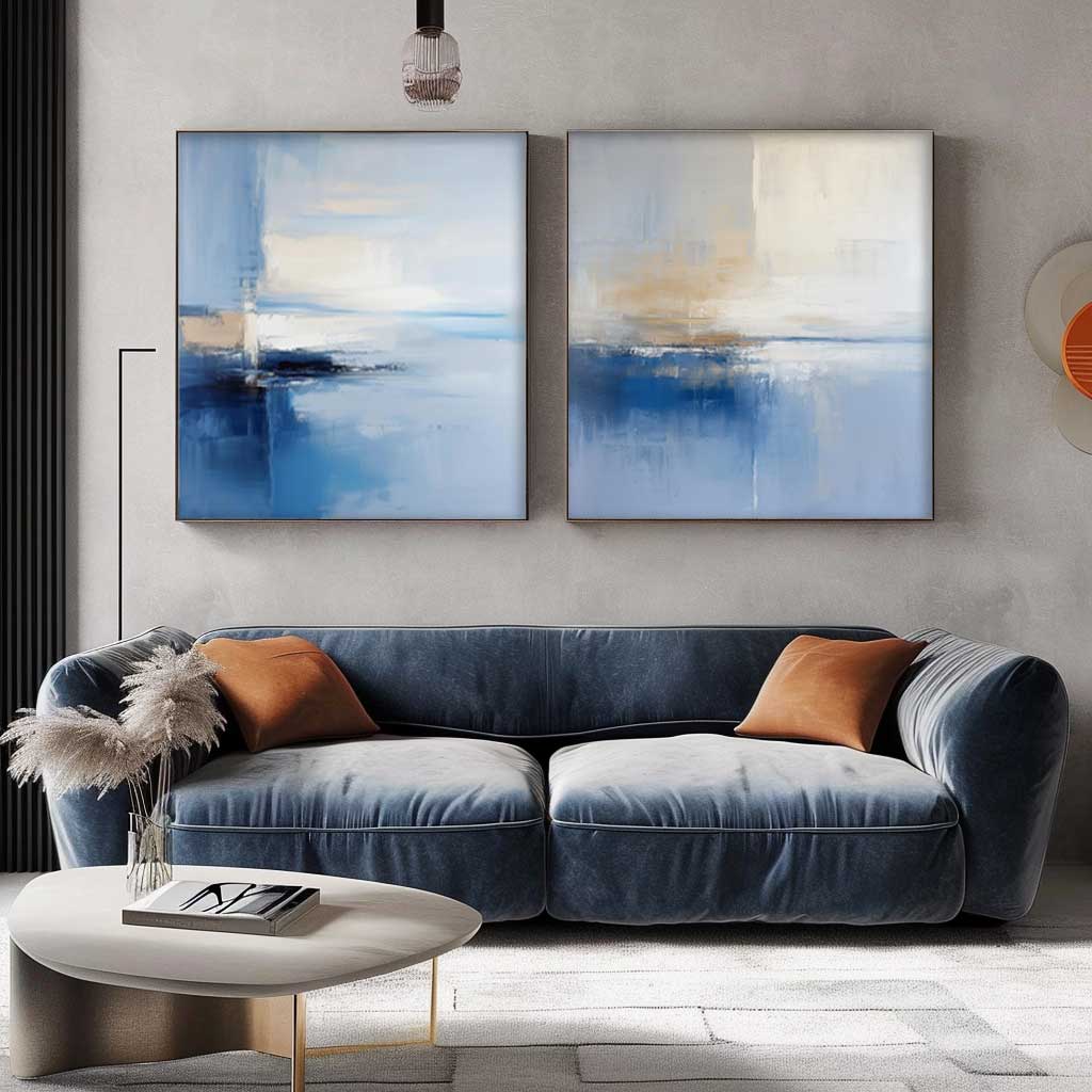 Wall Art Abstract Serene Calm Neutral Elegant