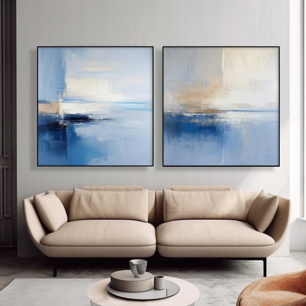 Wall Art Abstract Serene Calm Neutral Elegant