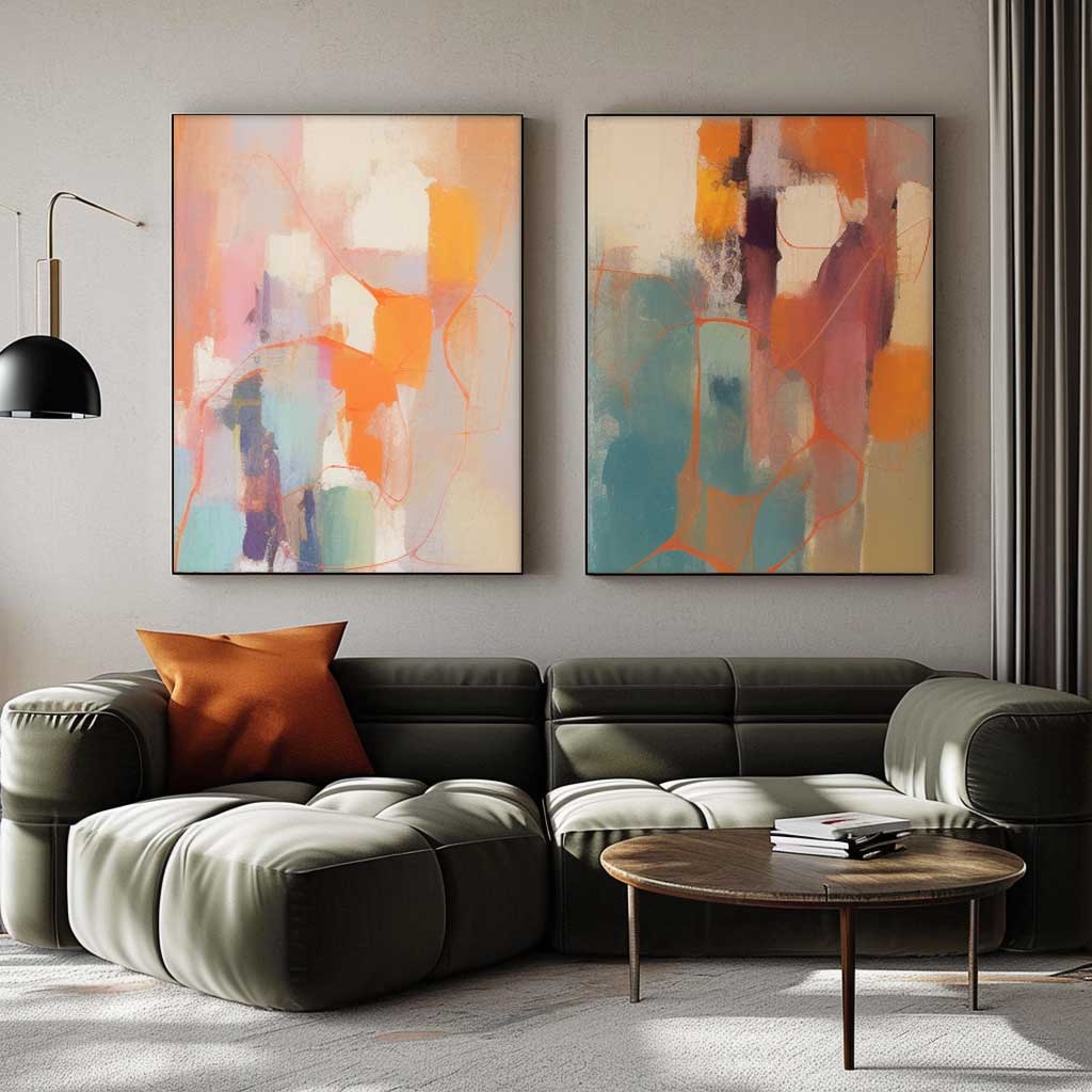 Wall Art Wabi-Sabi Natural Abstract Painterly