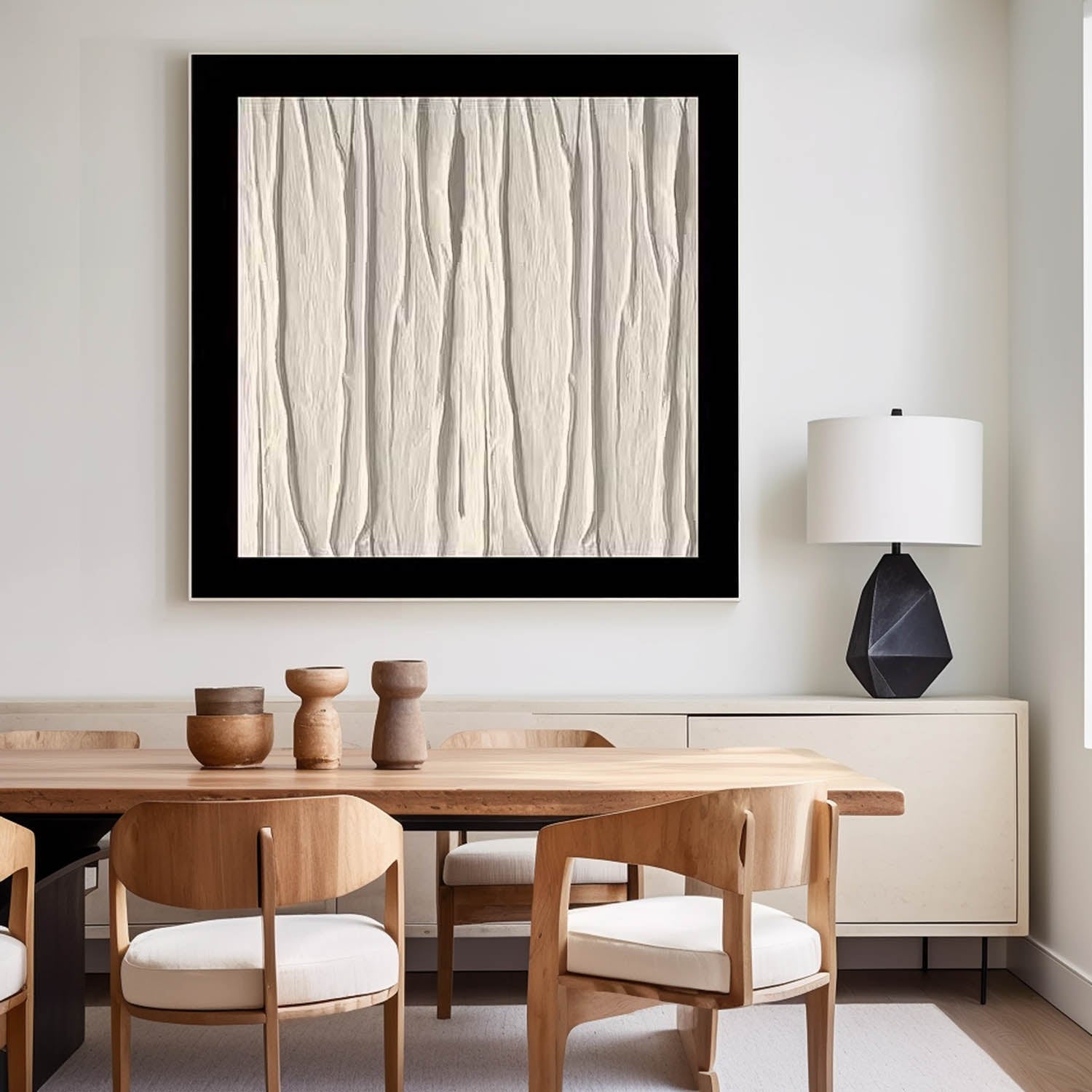 Wall Art Minimalist Grid Geometric Contemporary