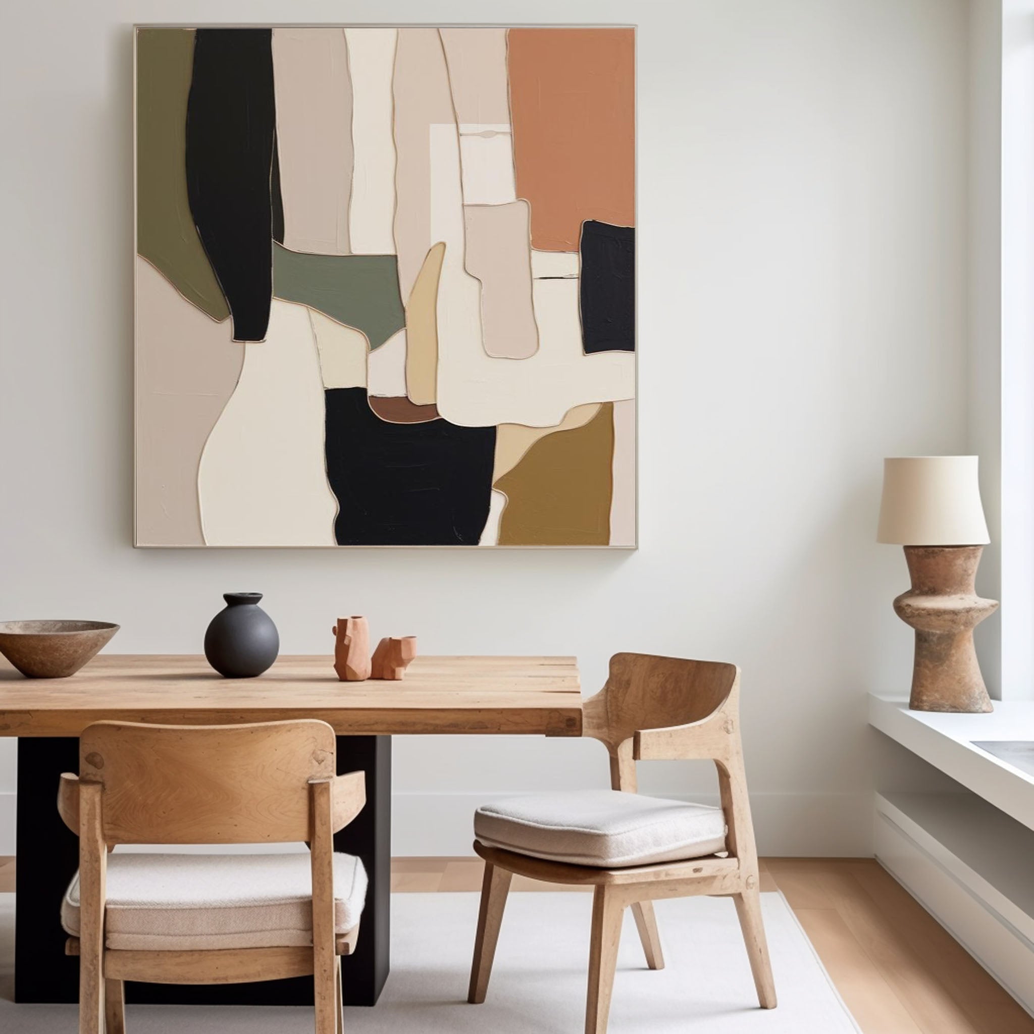 Wall Art Abstract Wabi-Sabi Neutral