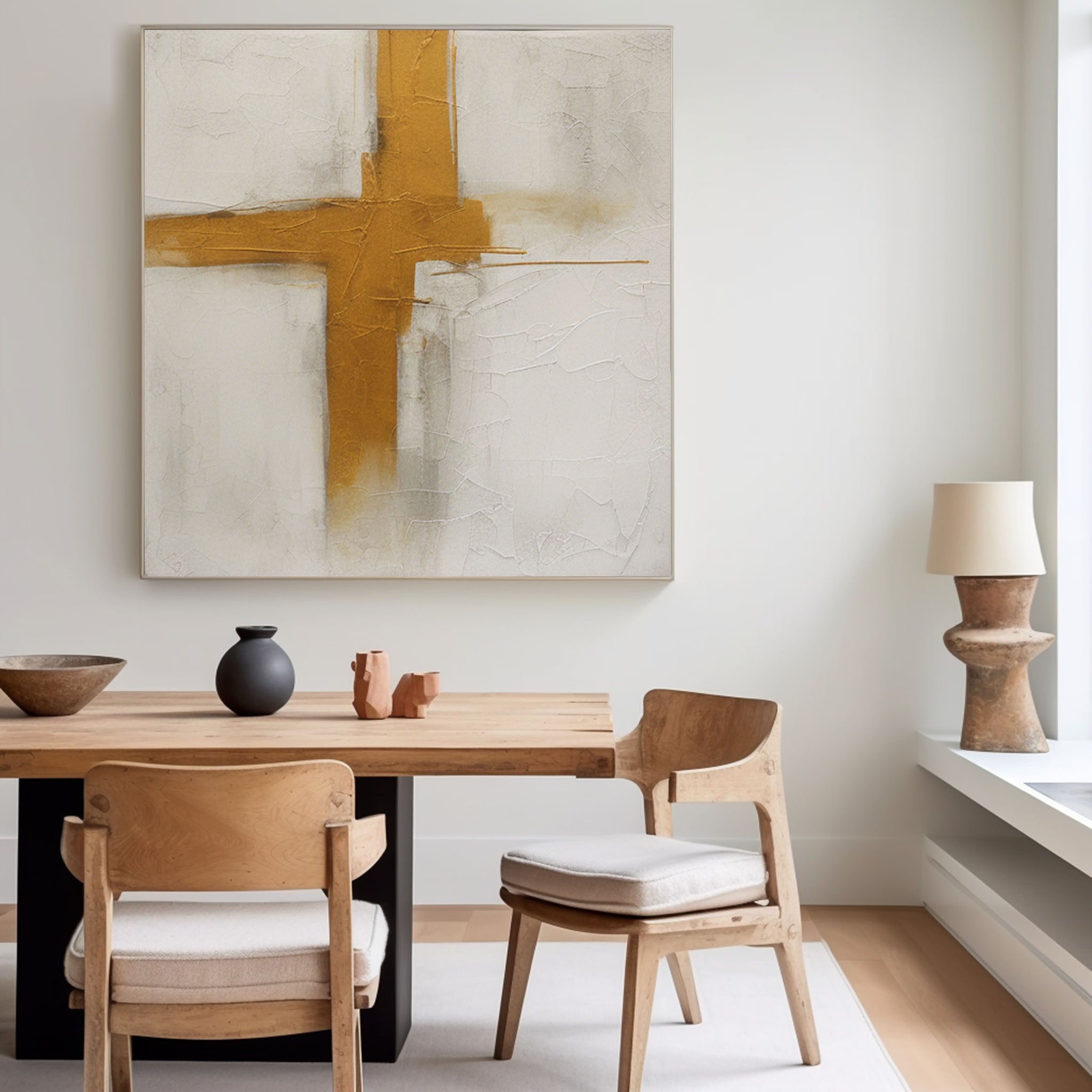 Wall Art Wabi-Sabi Neutral Abstract Elegant
