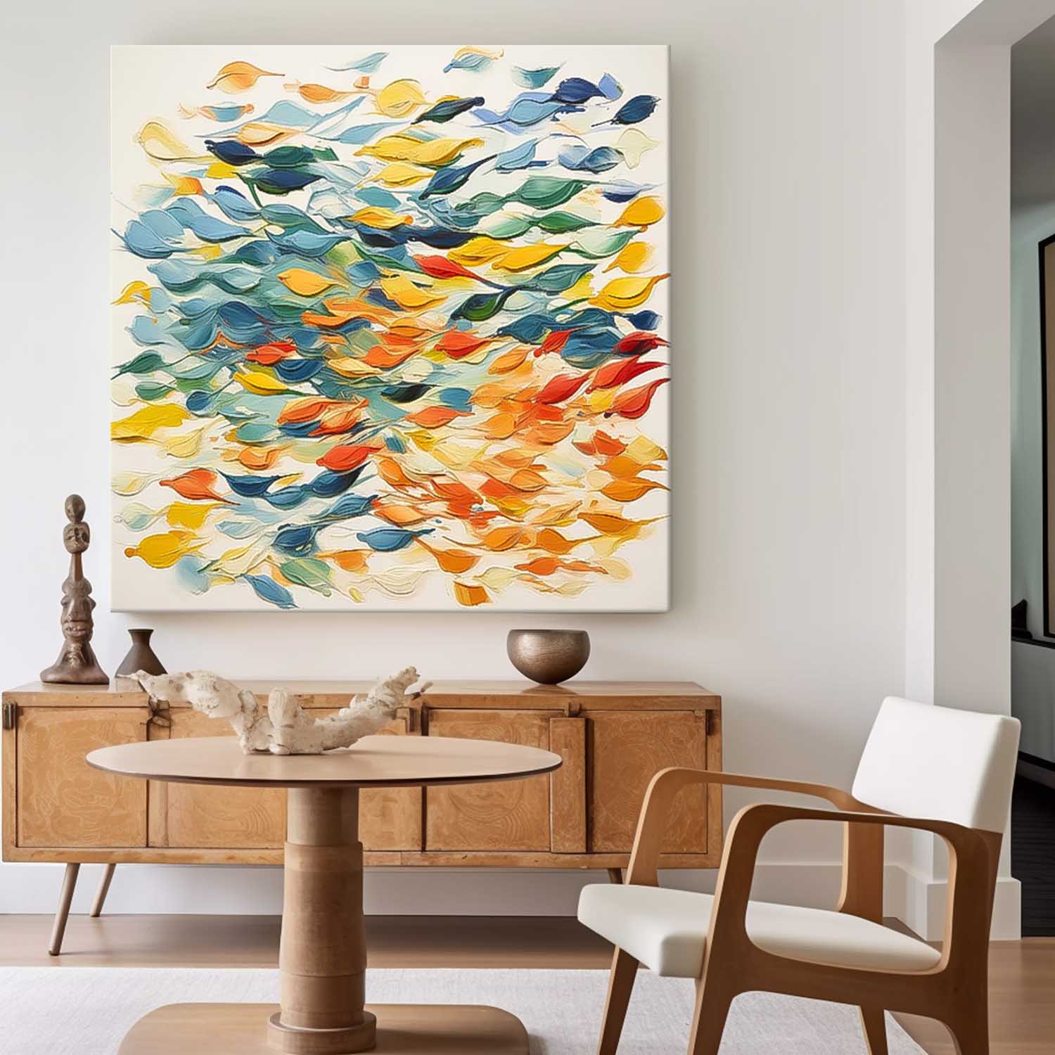 Wall Art Abstract Cheerful Lively Modern Painterly