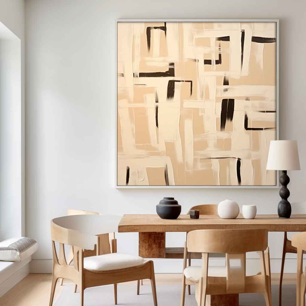 Wall Art Serene Neutral Abstract Minimalist