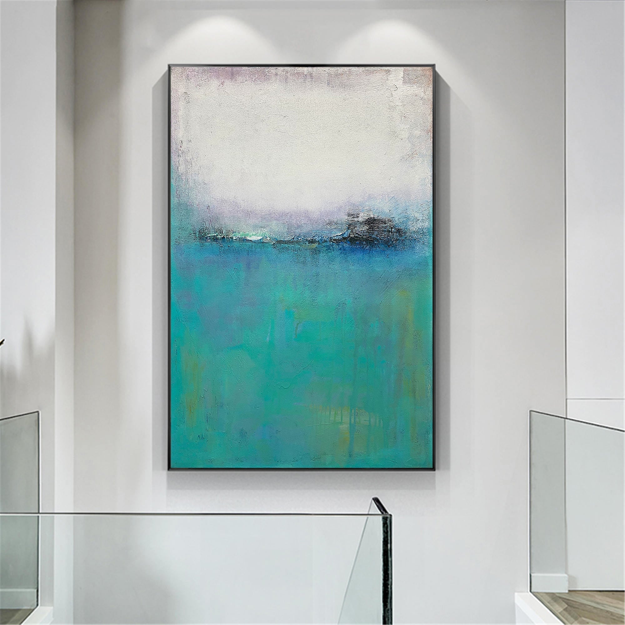 Blue Minimalist Painting ABAV166 - Neutralighting