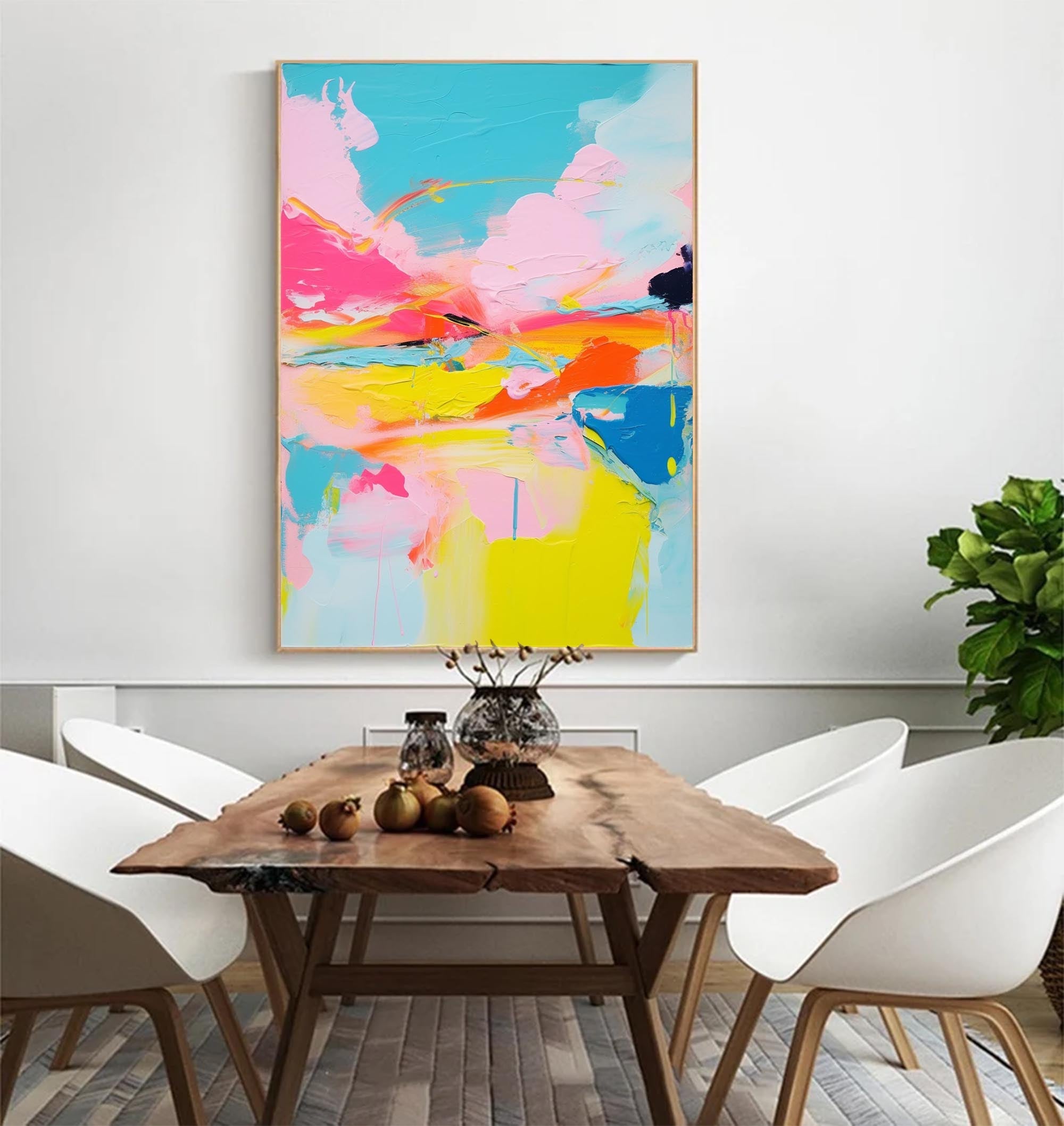 Wall Art Abstract Playful Energetic Pop