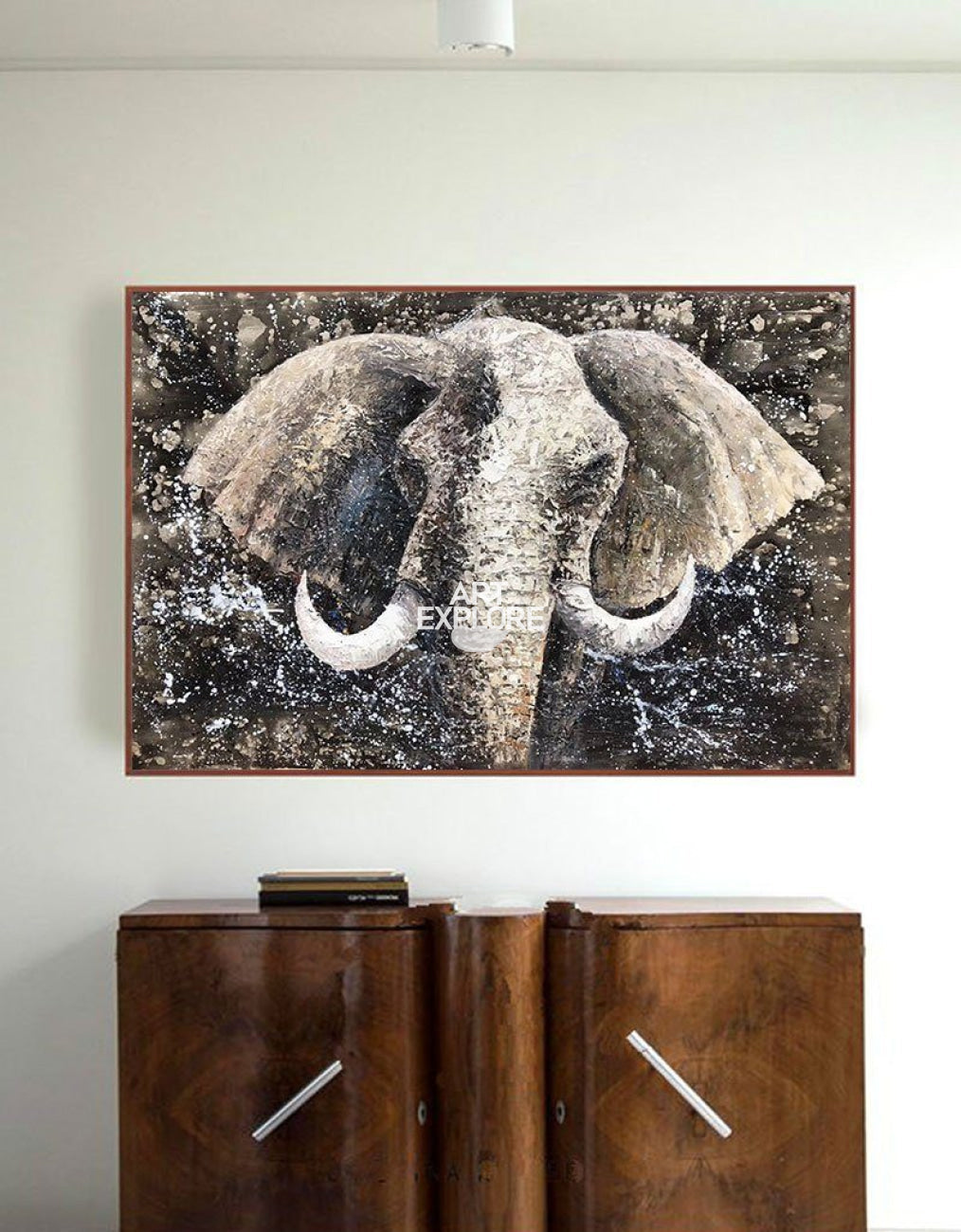 Majestic Elephant Wildlife Canvas Wall Art