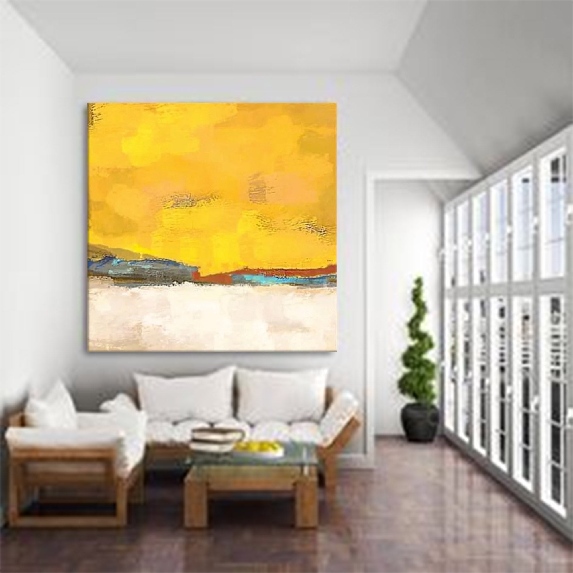 Wall Art Minimalist Ethereal Watercolor Abstract