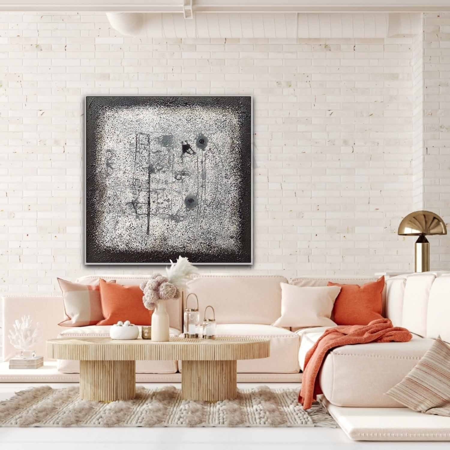 Wall art Minimalist Monochrome Line Wabi-Sabi
