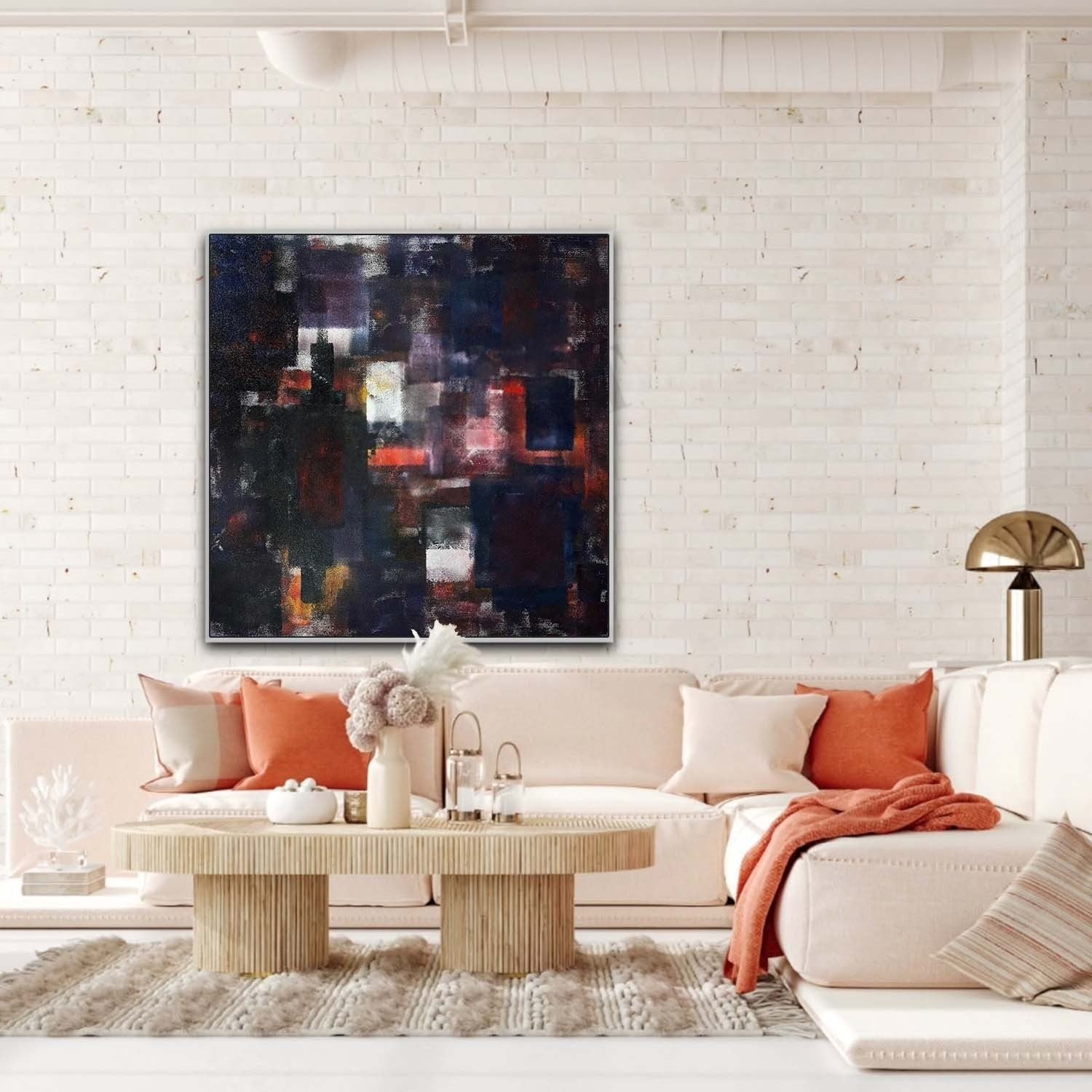 Wall Art Square Abstract Expressionist