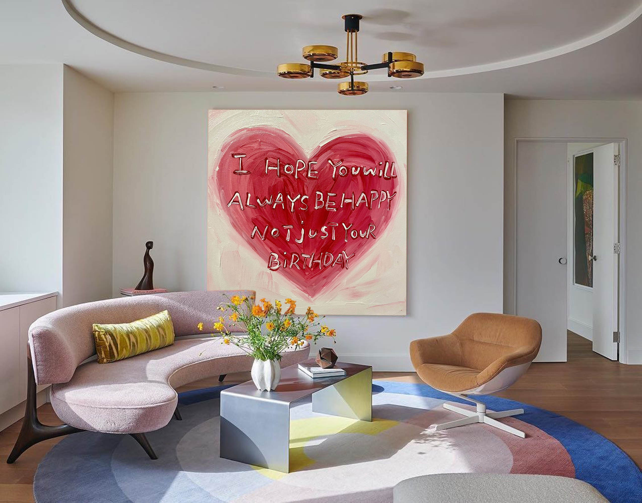 Wall Art Graffiti Love Playful Energetic