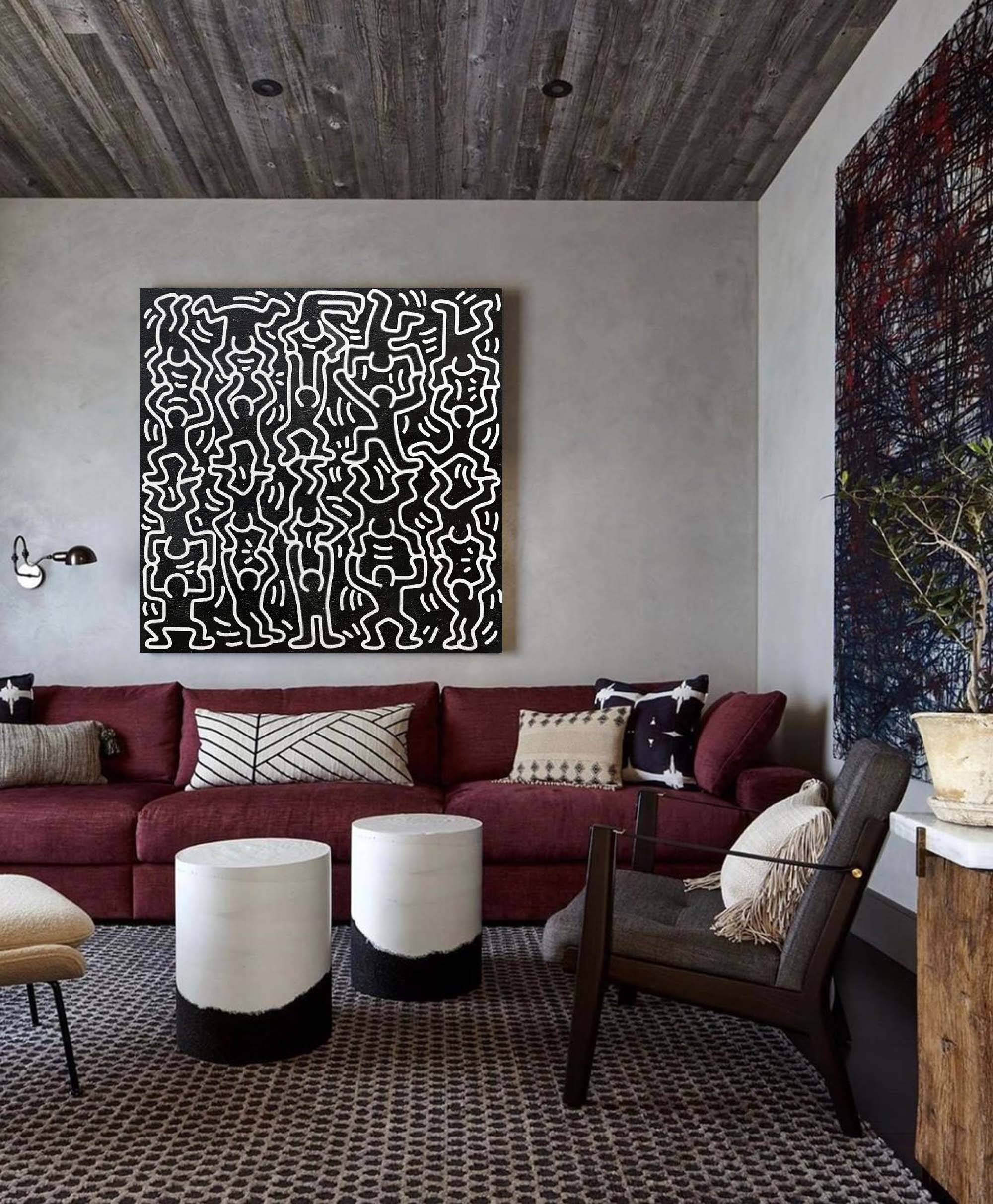 Keith Haring Style Painting KS006 - Neutralighting
