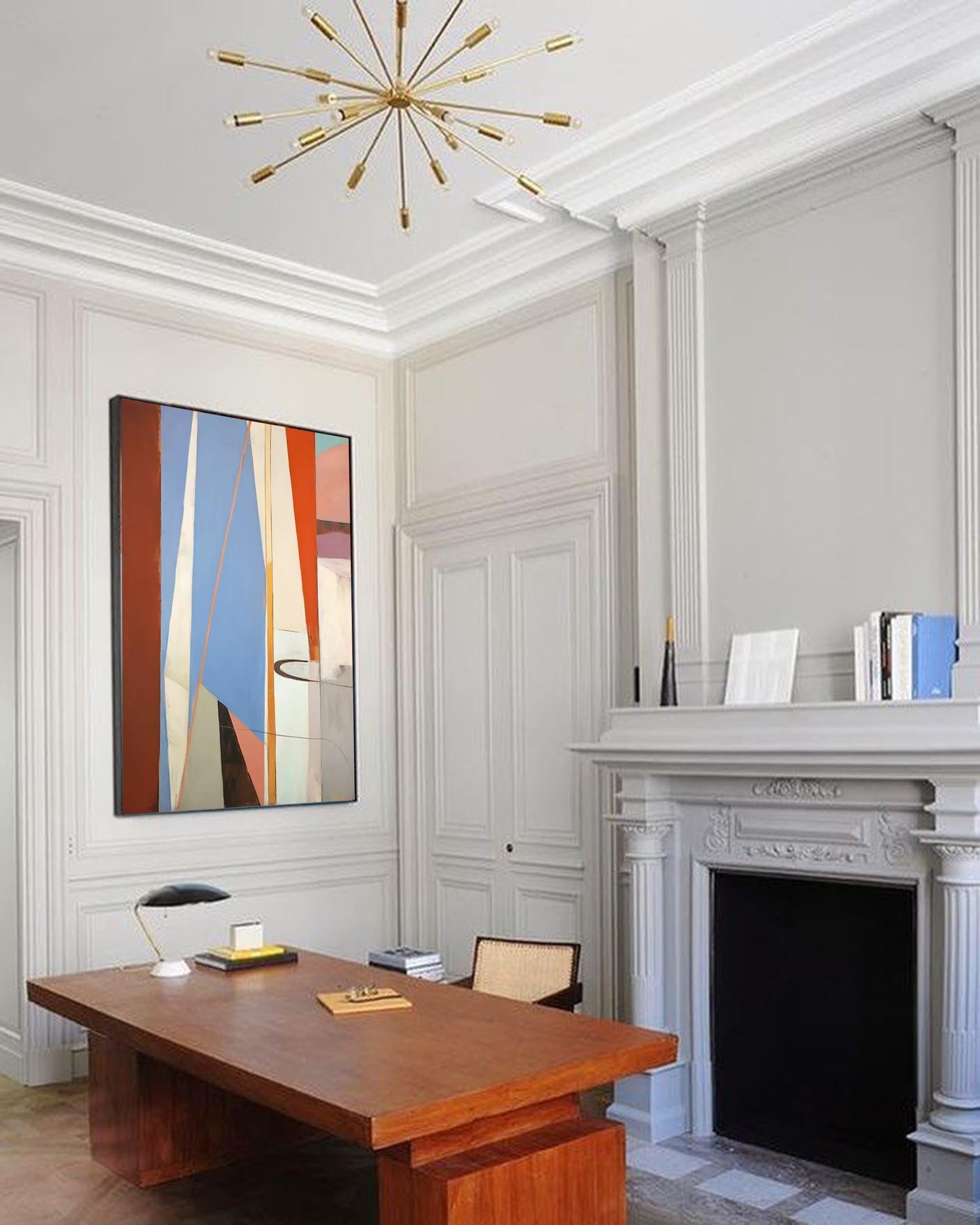 Wall Art Abstract Modern Elegant Geometric
