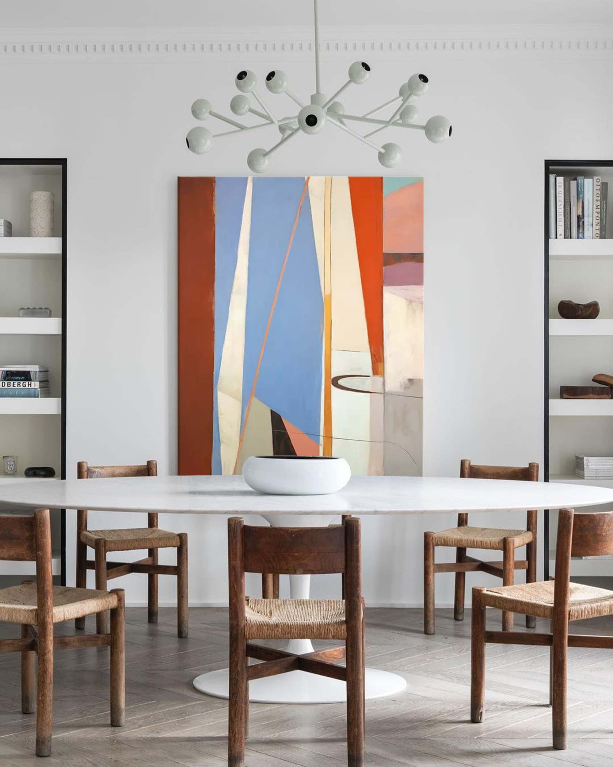 Wall Art Abstract Modern Elegant Geometric