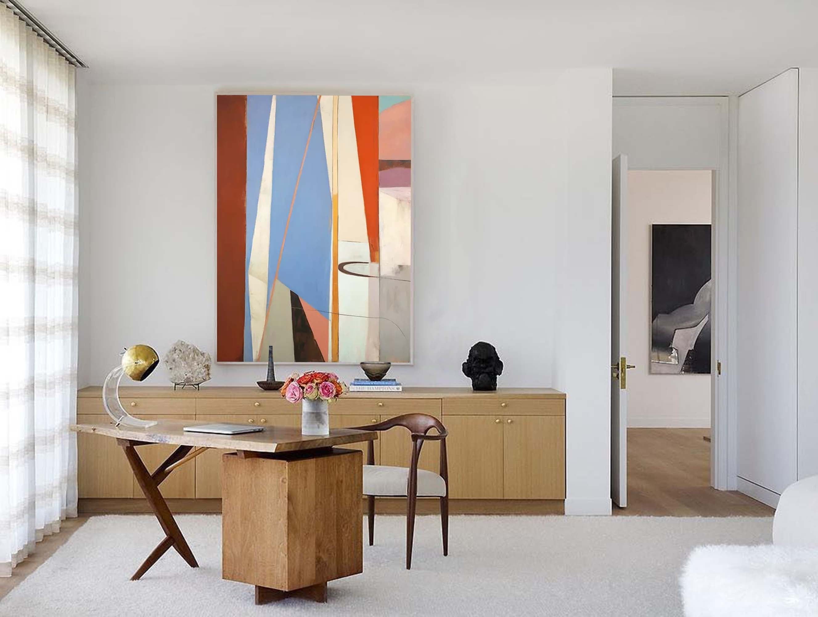Wall Art Abstract Modern Elegant Geometric