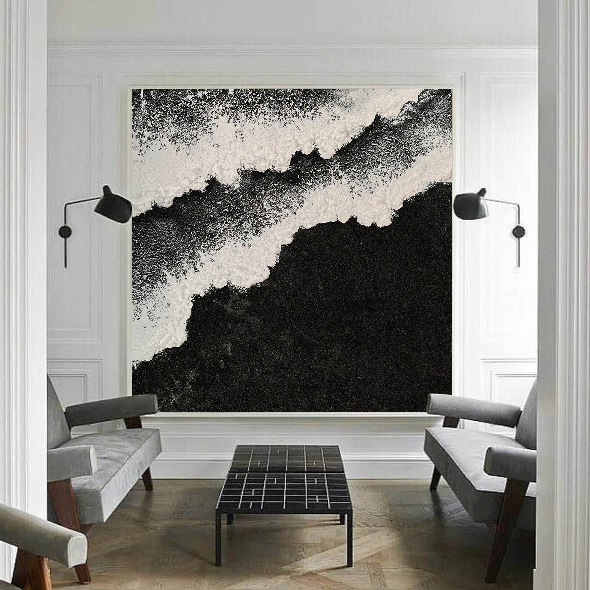 Plaster Art Texture Painting TX002 - Neutralighting